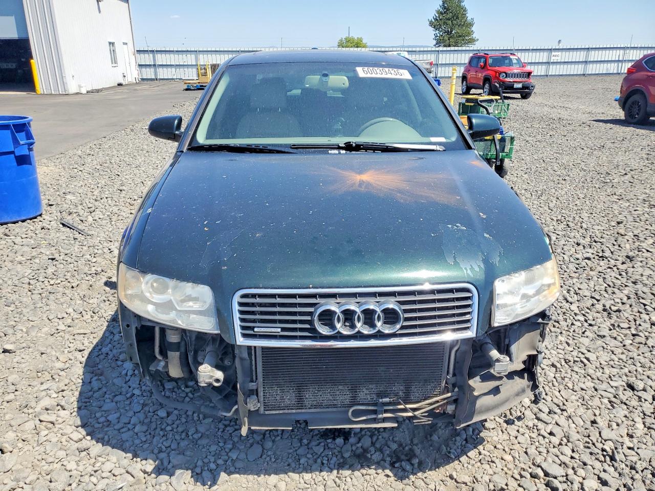 2004 Audi A4 1.8t Quattro Green vin: WAULC68E54A038733