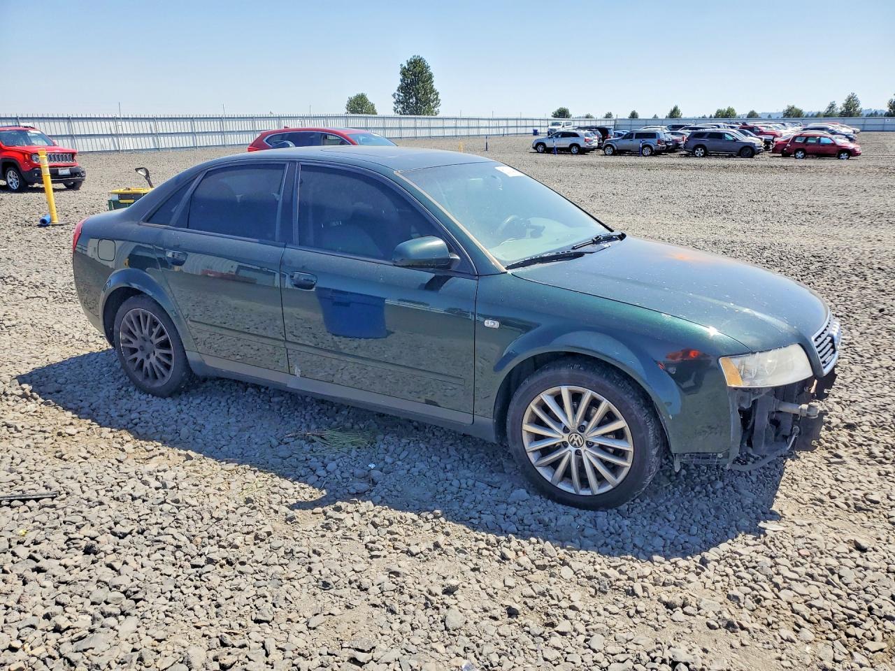 2004 Audi A4 1.8t Quattro Green vin: WAULC68E54A038733