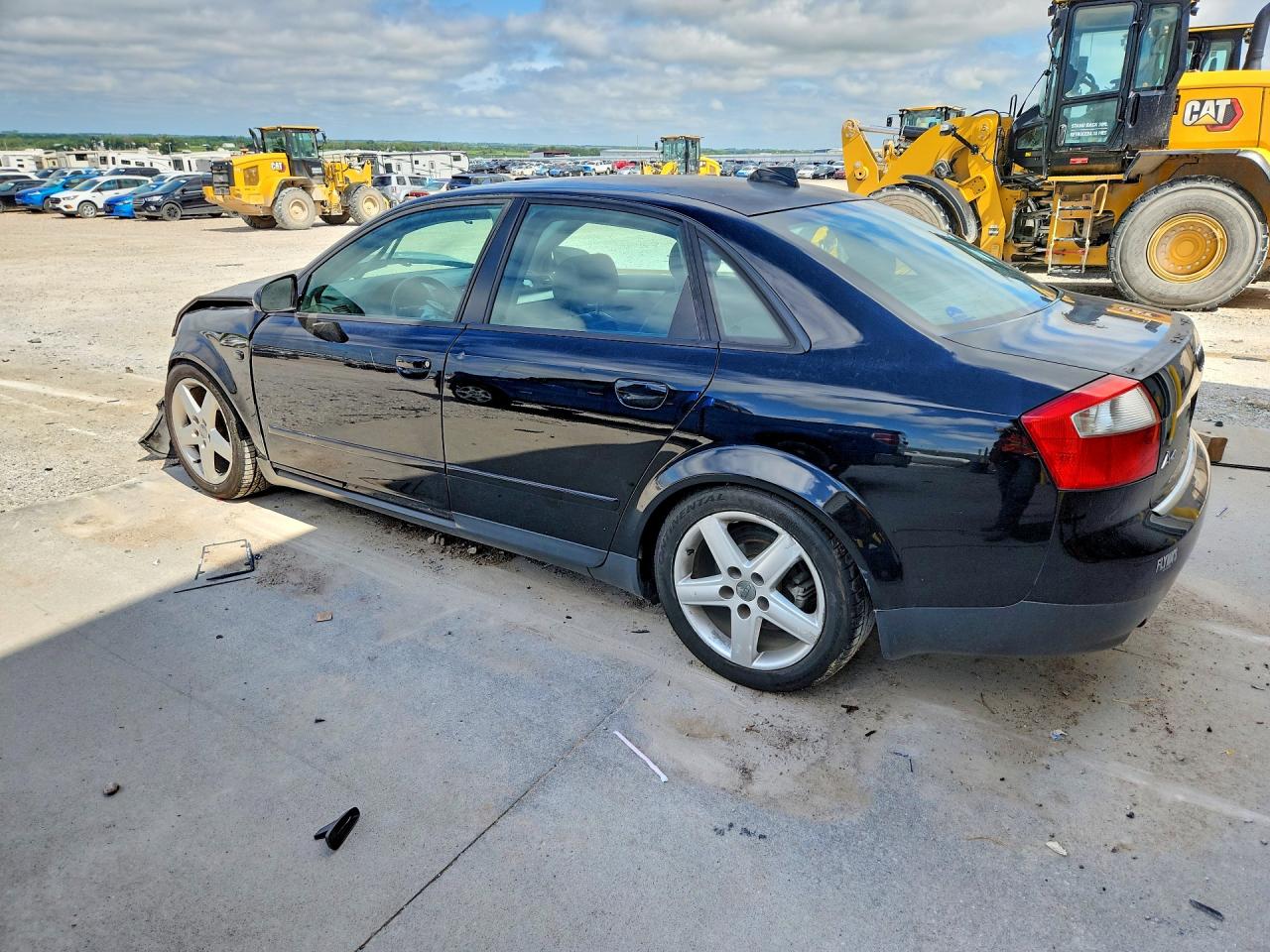 2004 Audi A4 1.8t Quattro Black vin: WAULC68E54A096681