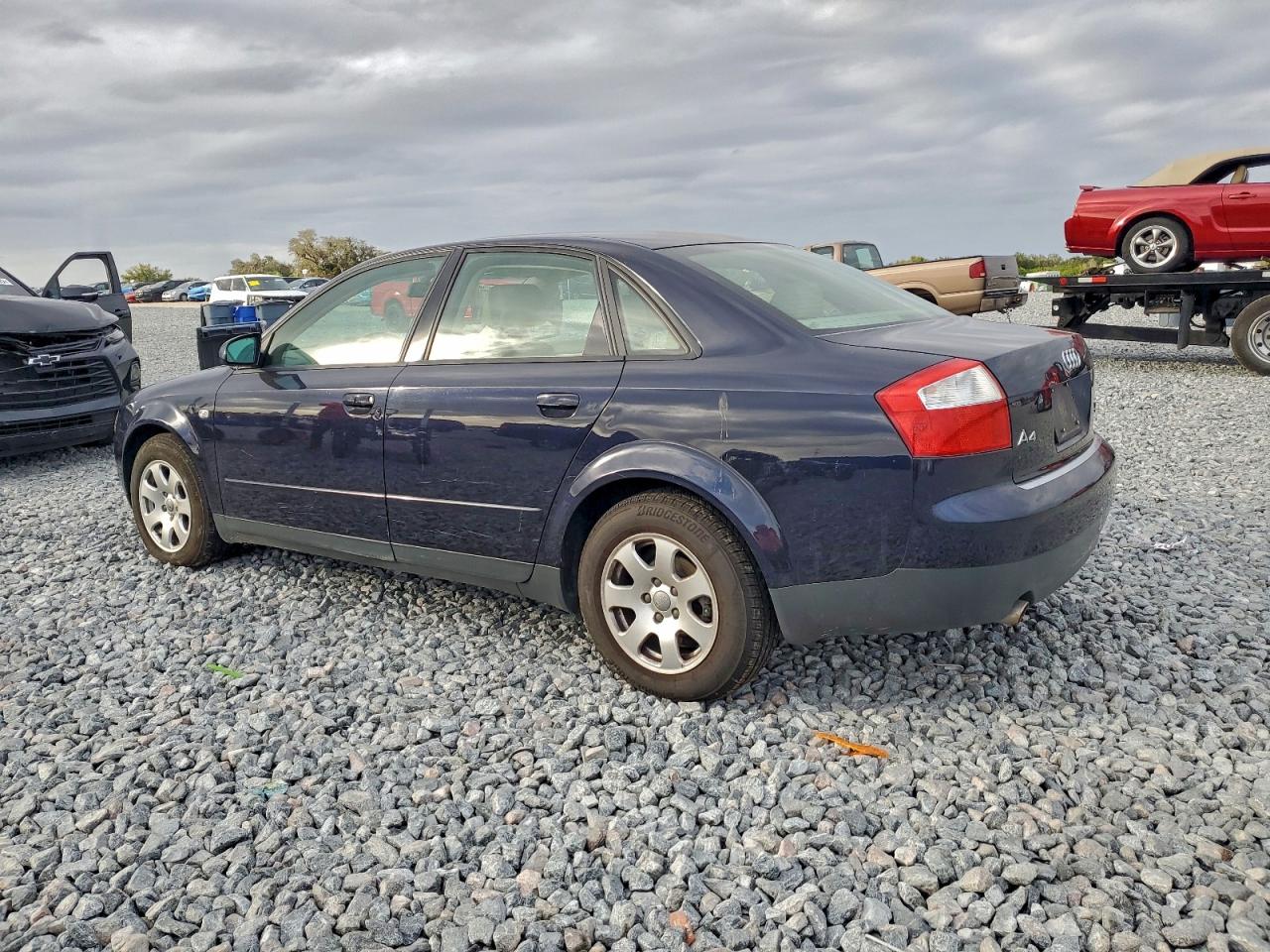 2002 Audi A4 1.8t Quattro Blue vin: WAULC68E62A183423