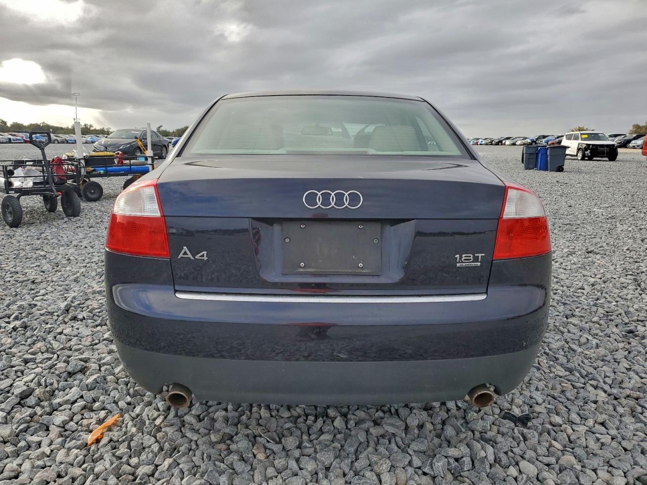 2002 Audi A4 1.8t Quattro Blue vin: WAULC68E62A183423
