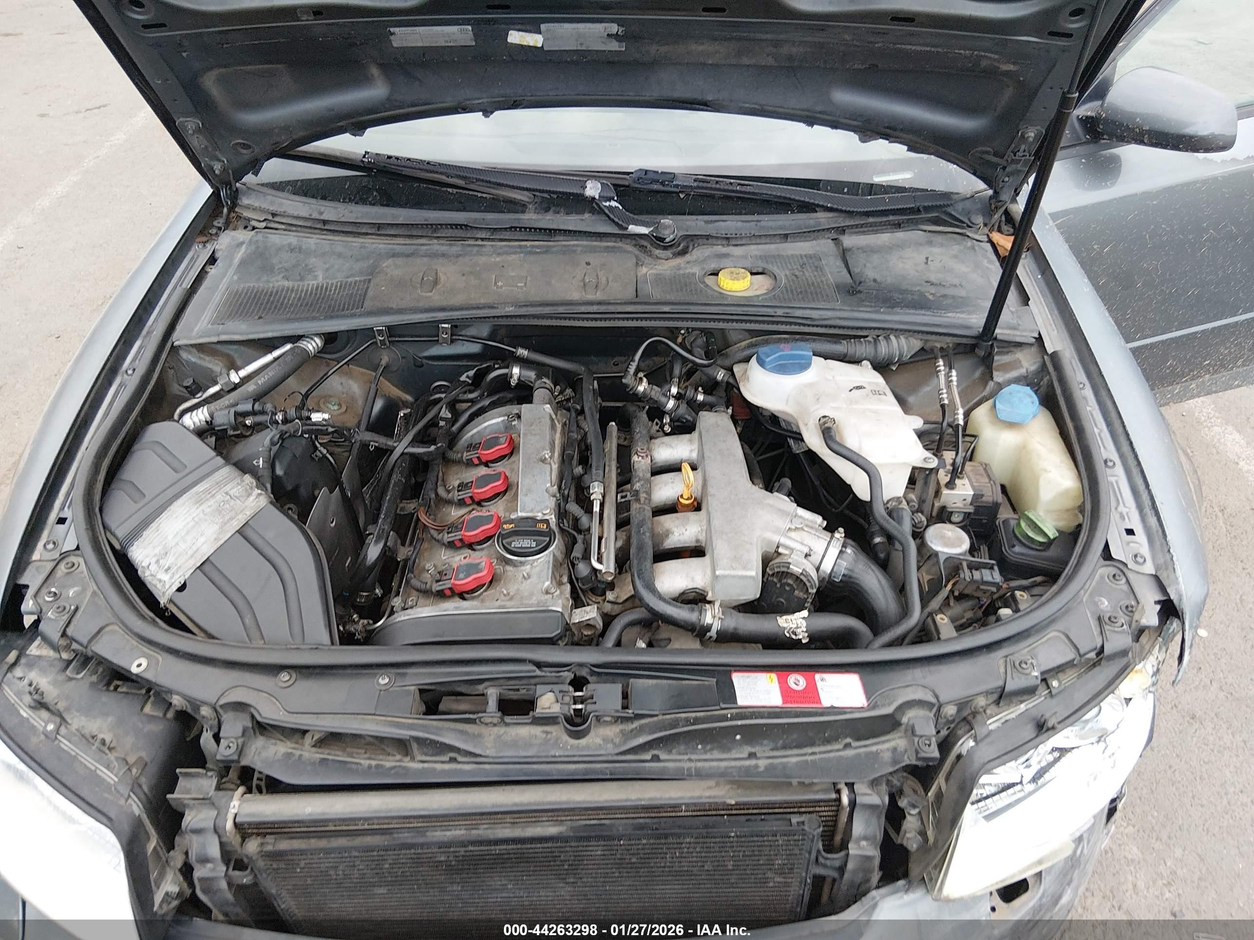 2002 Audi A4 1.8t Gray vin: WAULC68E62A228974