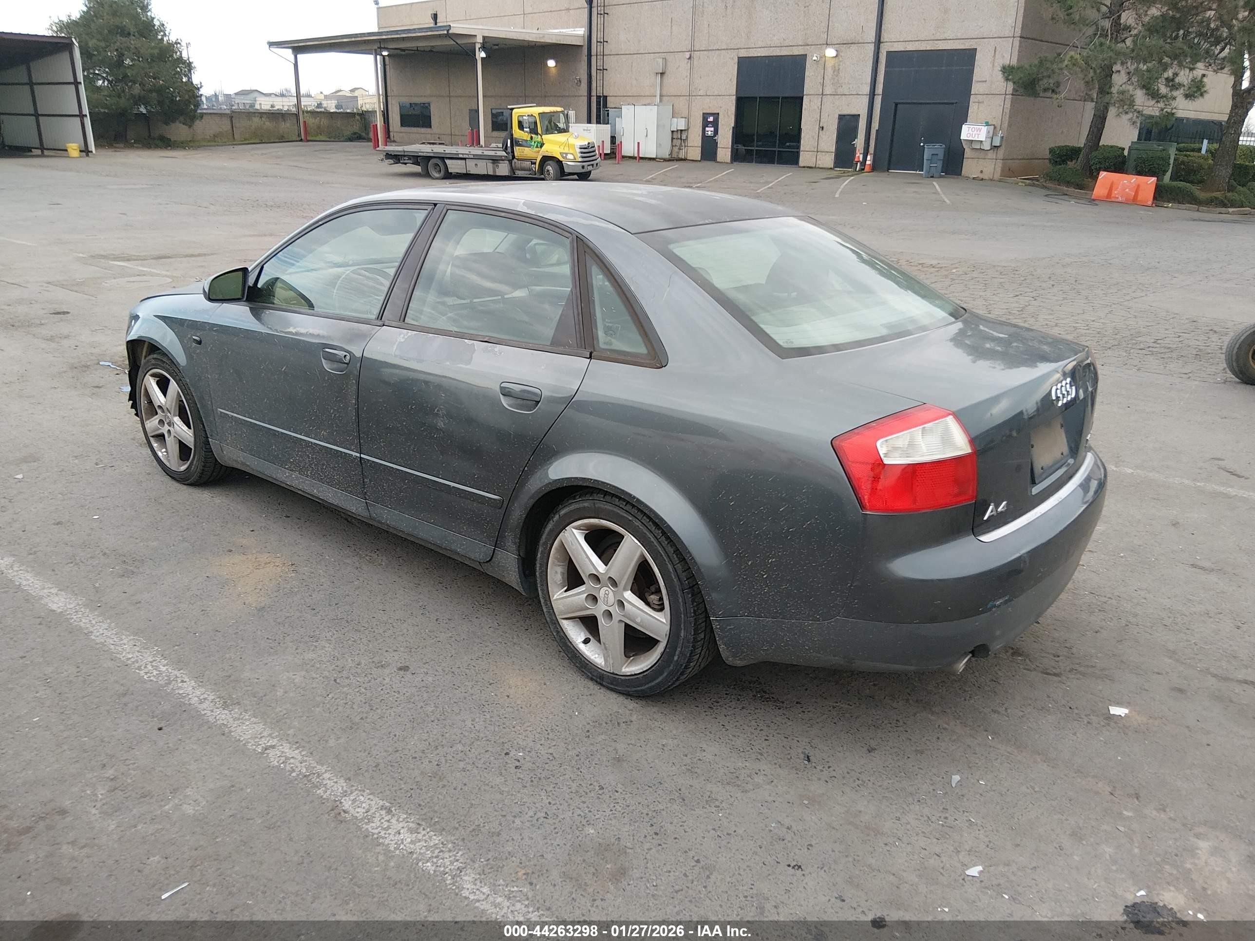 2002 Audi A4 1.8t Gray vin: WAULC68E62A228974