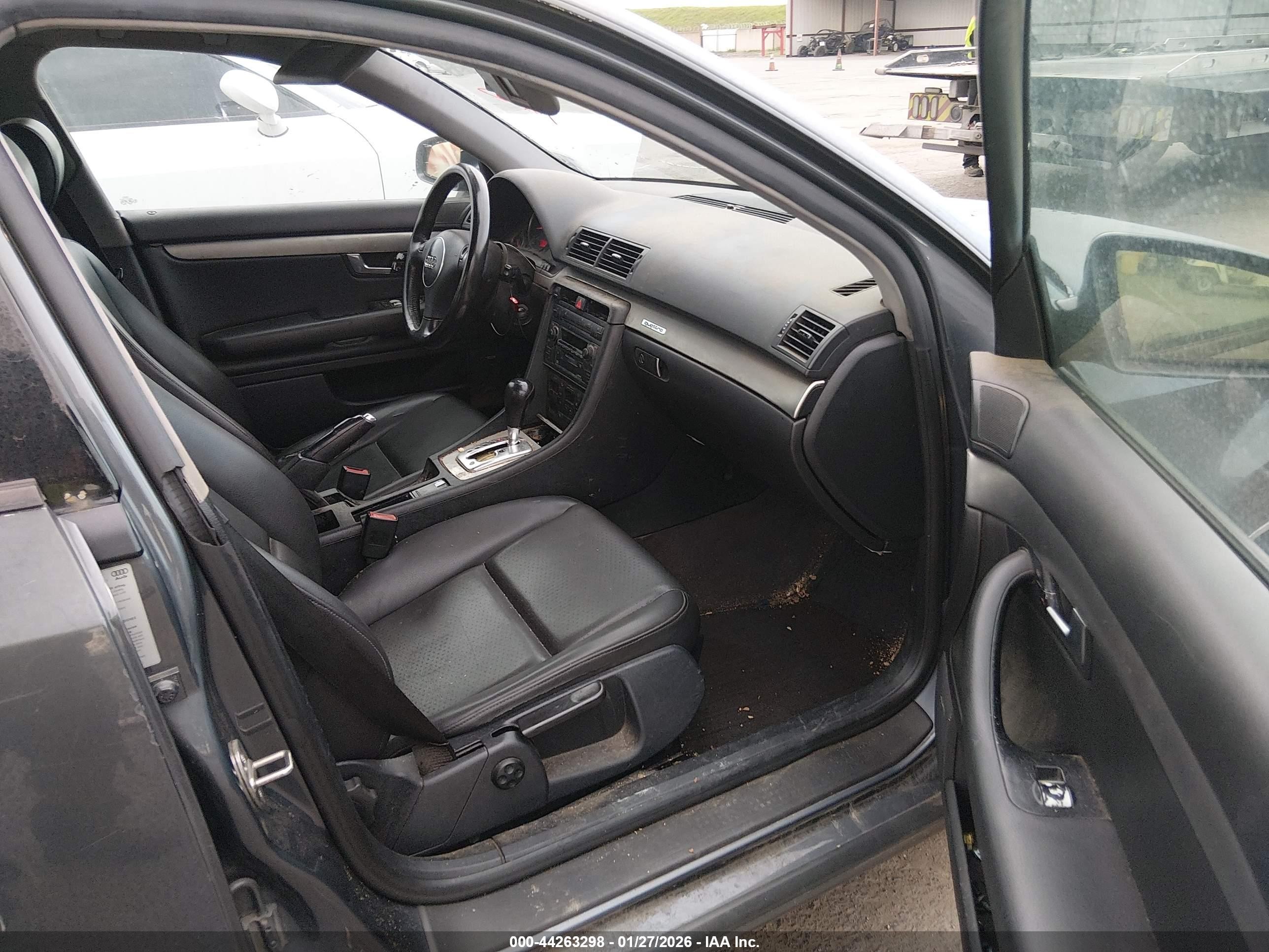 2002 Audi A4 1.8t Gray vin: WAULC68E62A228974