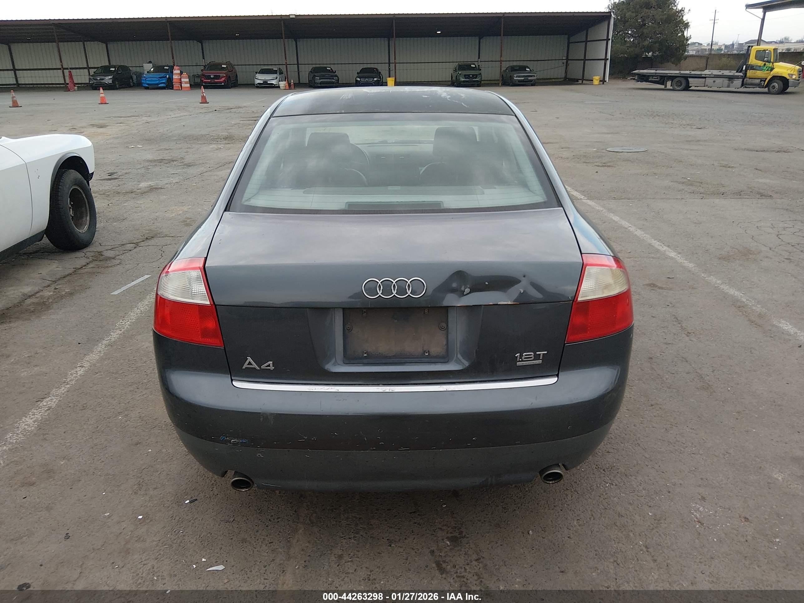 2002 Audi A4 1.8t Gray vin: WAULC68E62A228974