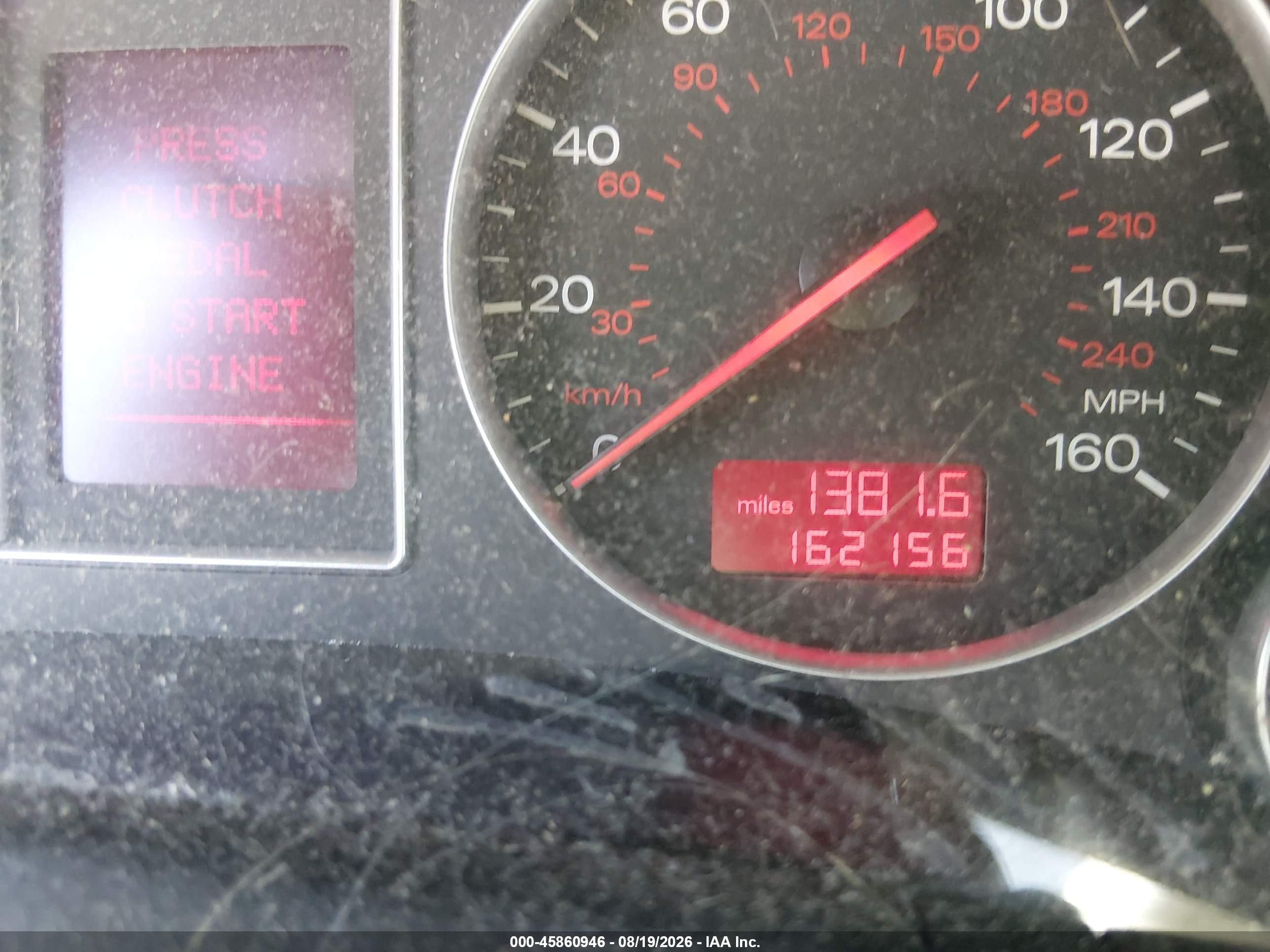 2004 Audi A4 1.8t Blue vin: WAULC68E64A202989