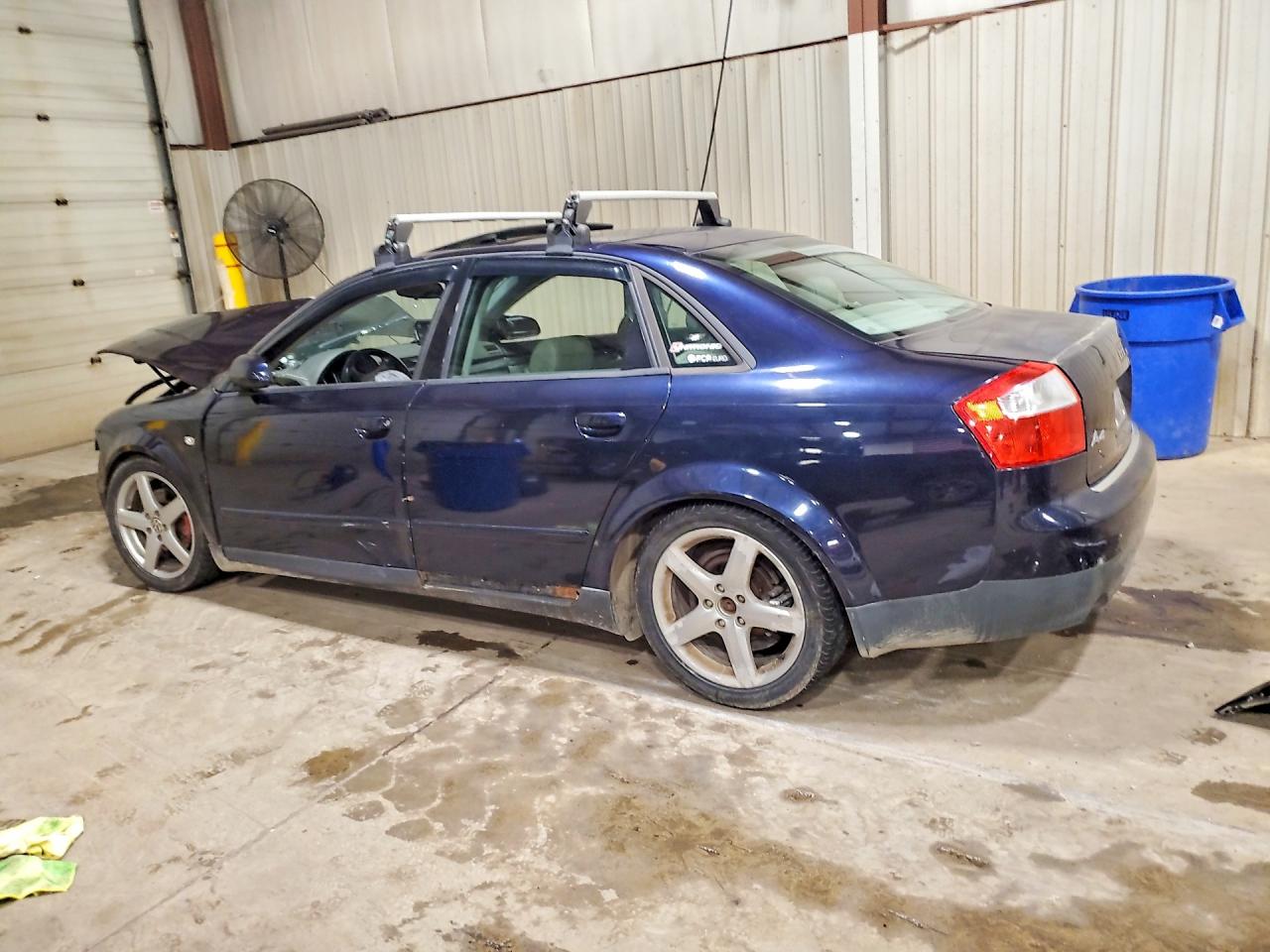 2003 Audi A4 1.8t Quattro Blue vin: WAULC68E73A214759