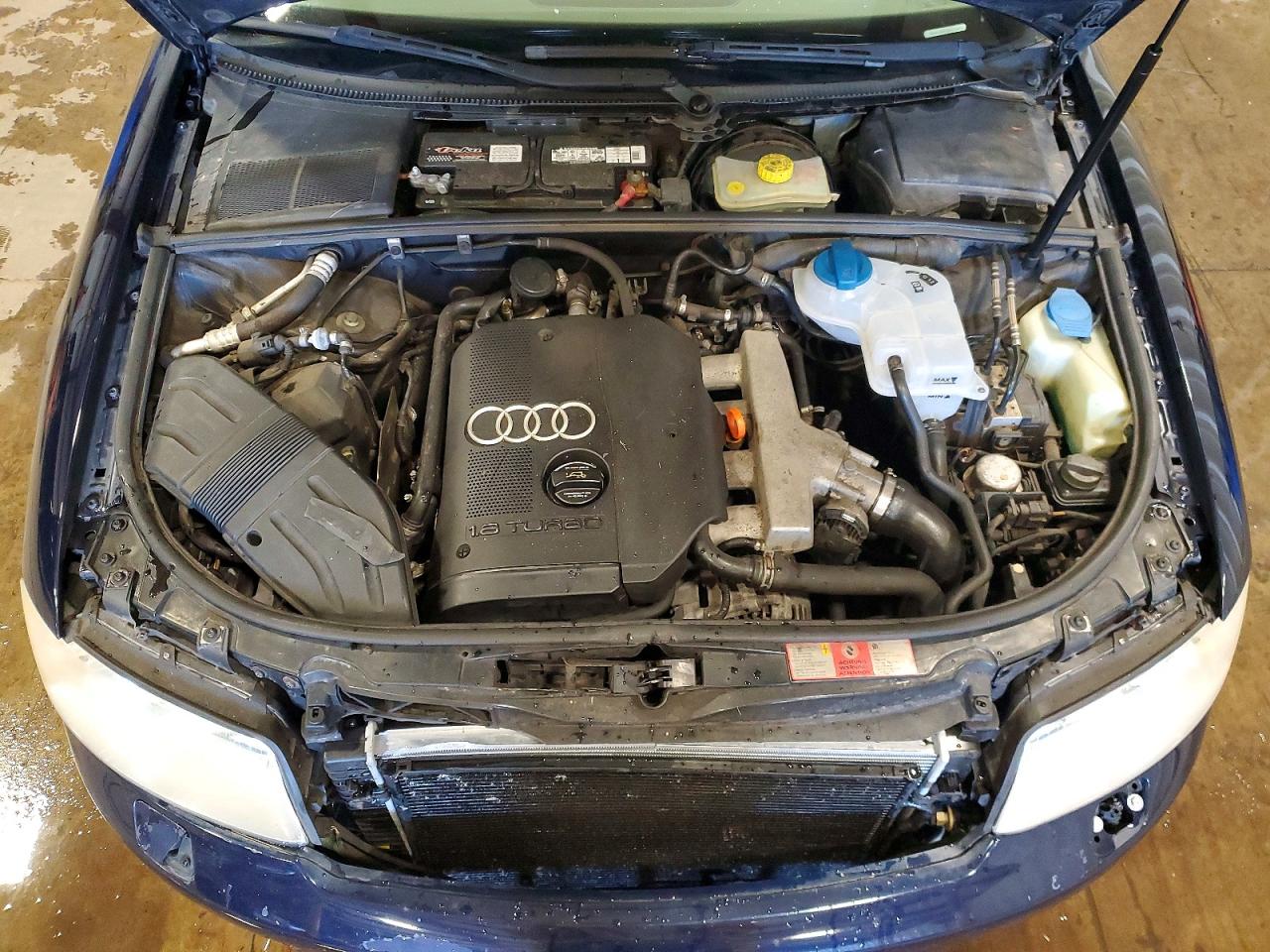 2005 Audi A4 1.8t Quattro Blue vin: WAULC68E75A117421