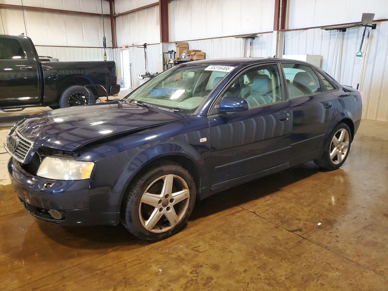 2005 Audi A4 1.8t Quattro Blue vin: WAULC68E75A117421