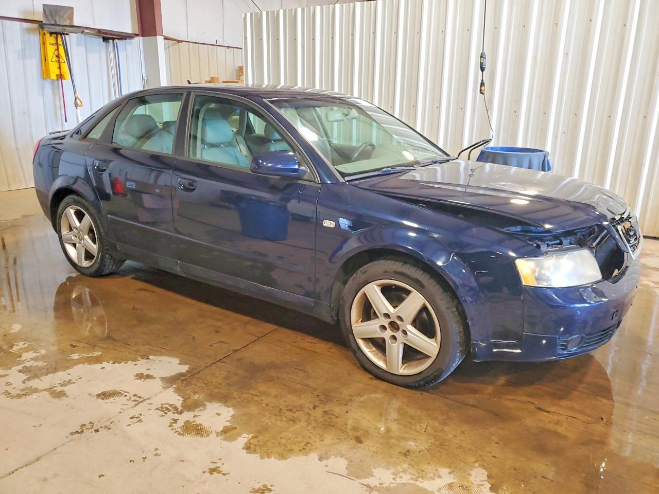 2005 Audi A4 1.8t Quattro Blue vin: WAULC68E75A117421