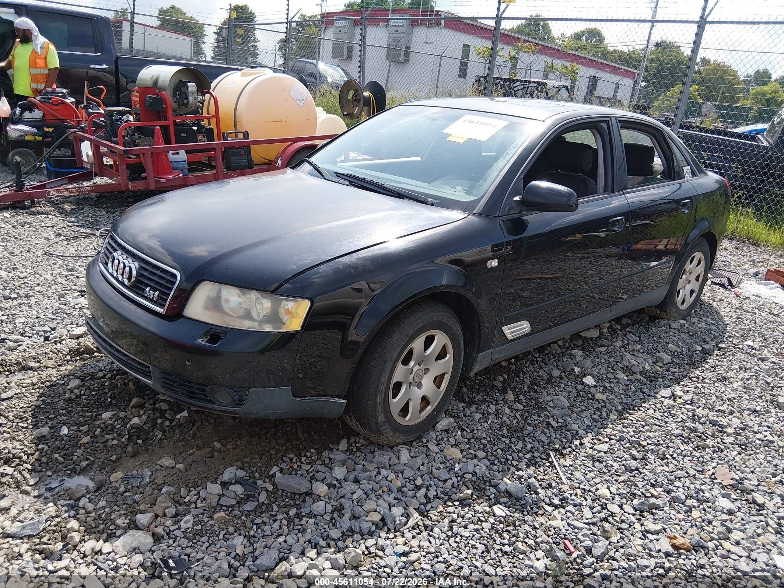 2002 Audi A4 1.8t Black vin: WAULC68E82A110683