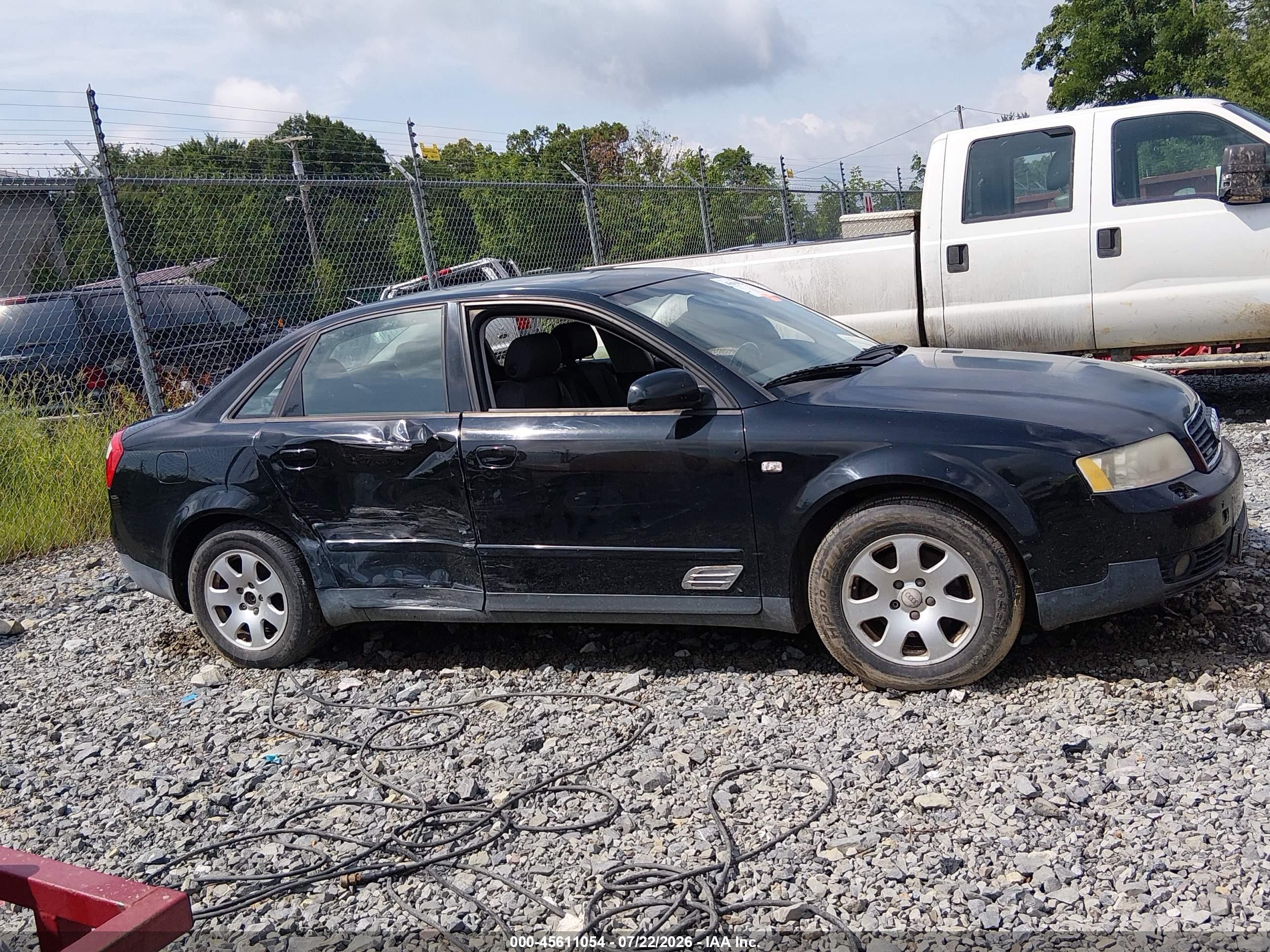 2002 Audi A4 1.8t Black vin: WAULC68E82A110683