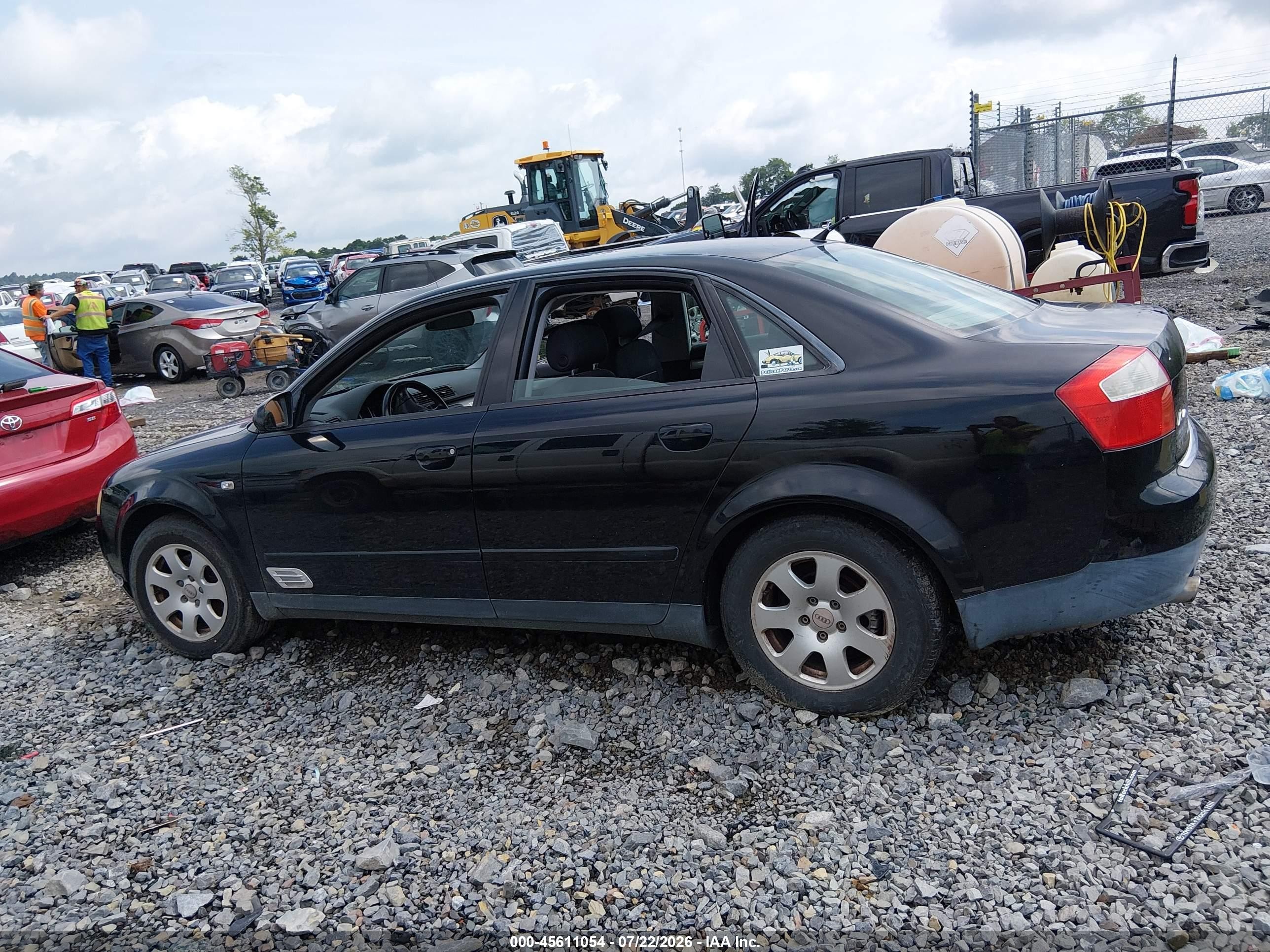 2002 Audi A4 1.8t Black vin: WAULC68E82A110683