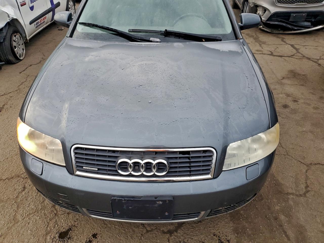2002 Audi A4 1.8t Quattro Gray vin: WAULC68E82A265086
