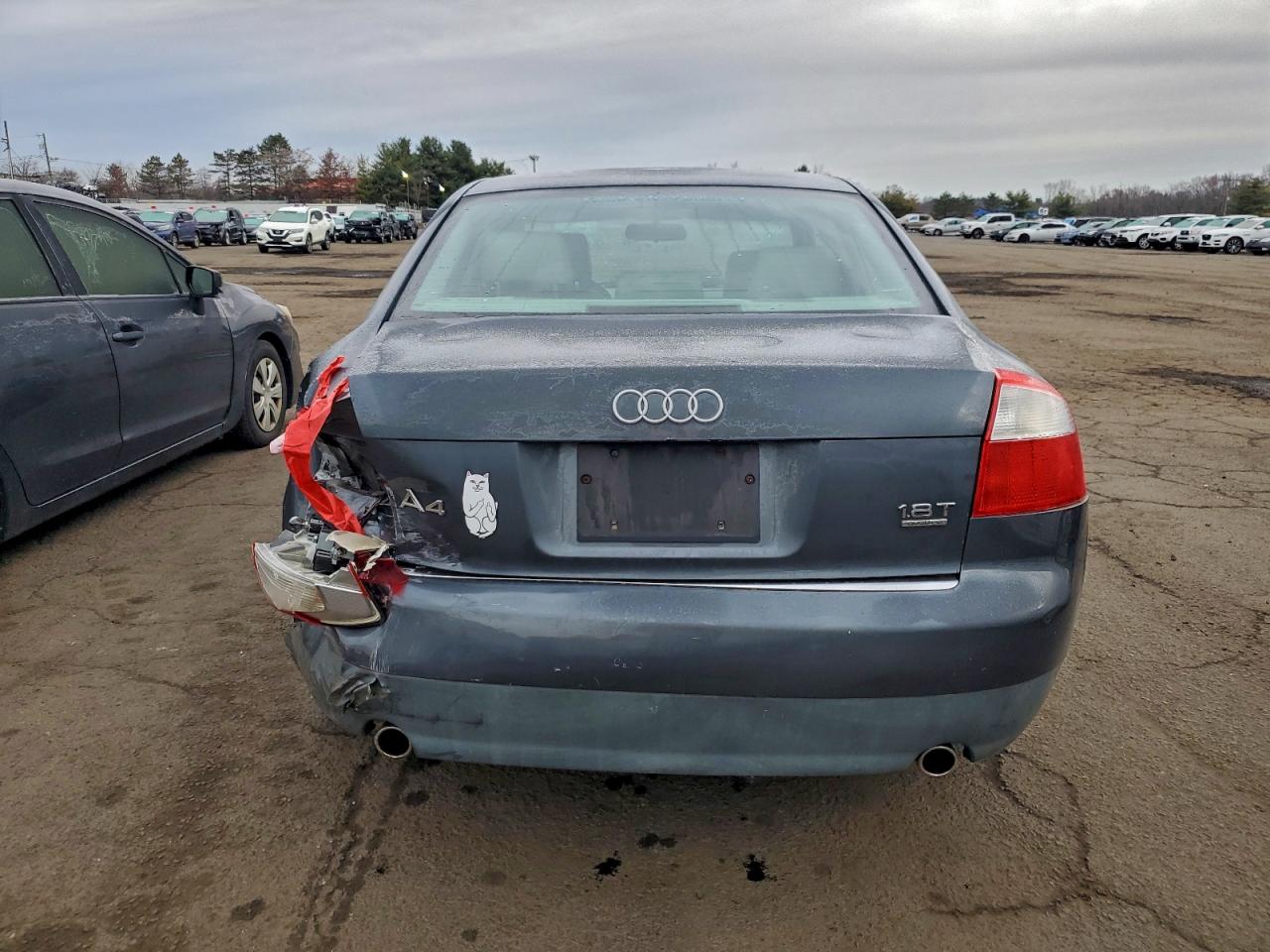 2002 Audi A4 1.8t Quattro Gray vin: WAULC68E82A265086