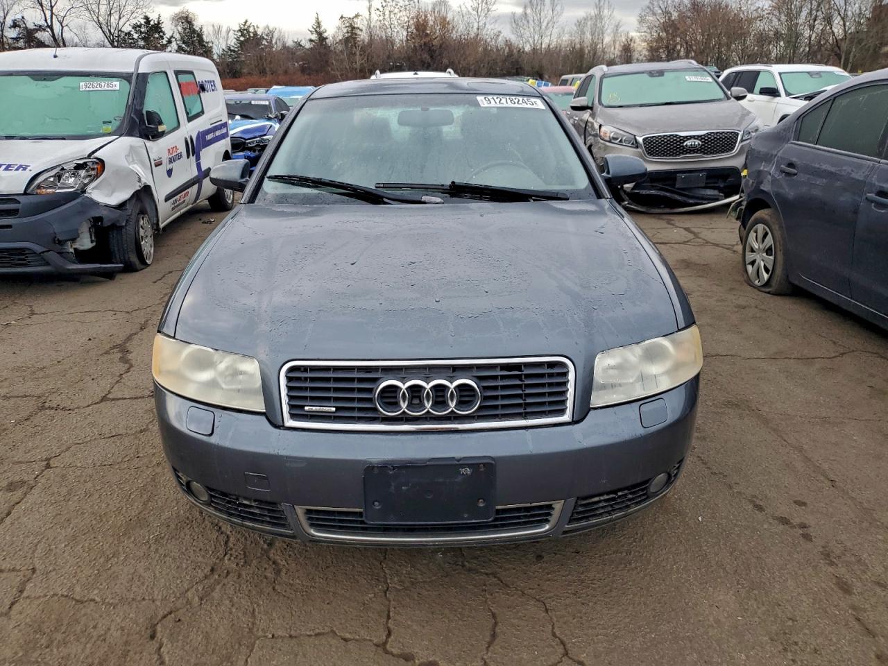 2002 Audi A4 1.8t Quattro Gray vin: WAULC68E82A265086