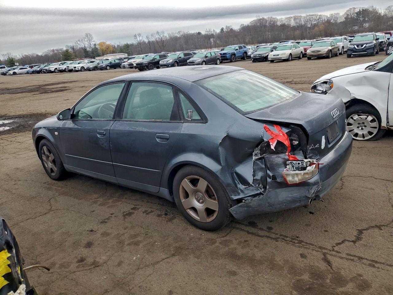 2002 Audi A4 1.8t Quattro Gray vin: WAULC68E82A265086