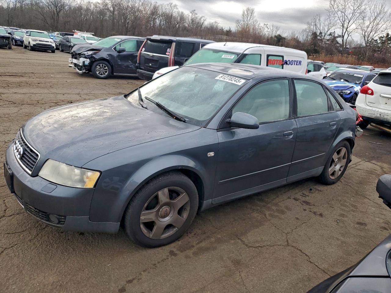 2002 Audi A4 1.8t Quattro Gray vin: WAULC68E82A265086