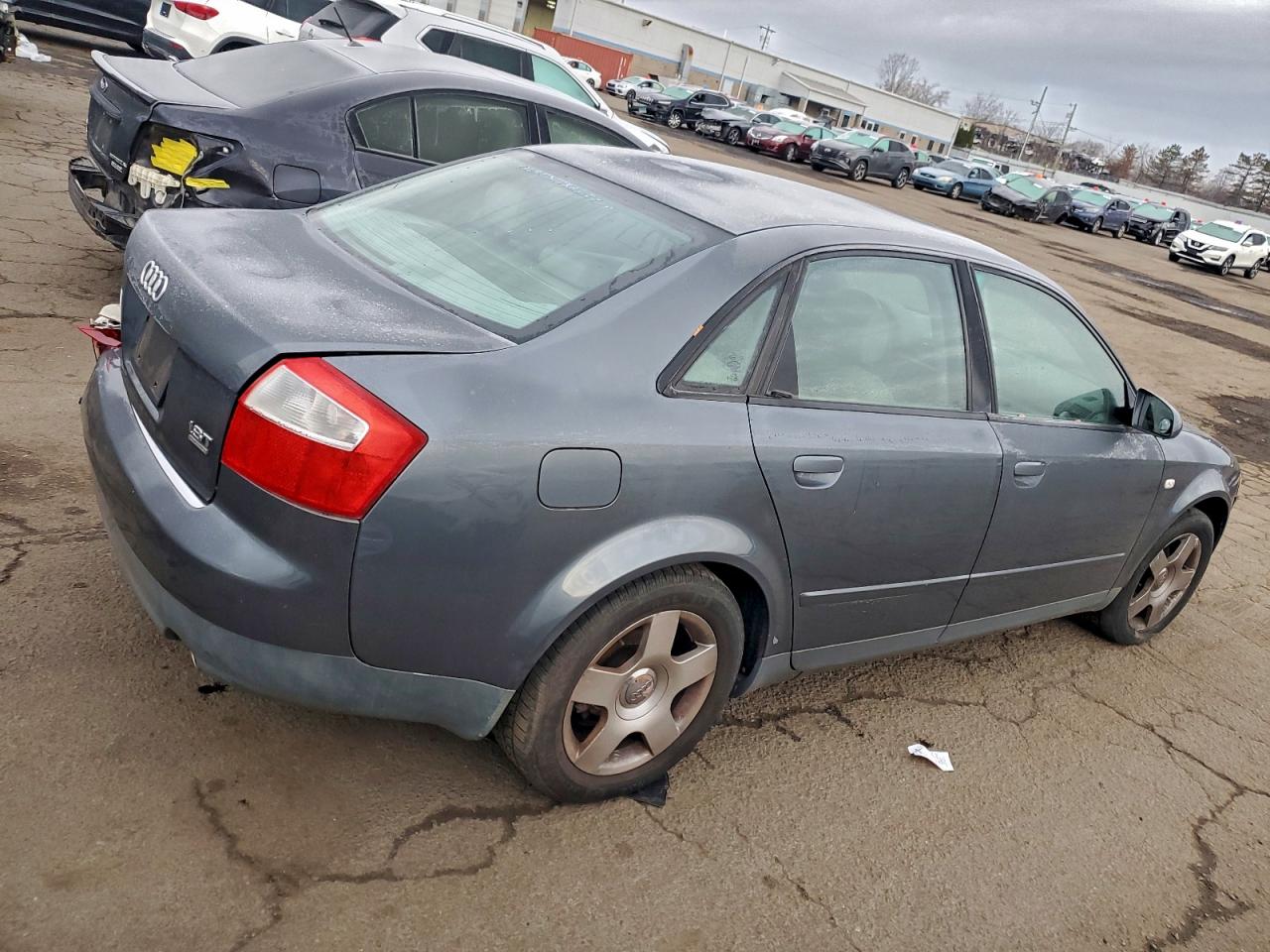 2002 Audi A4 1.8t Quattro Gray vin: WAULC68E82A265086