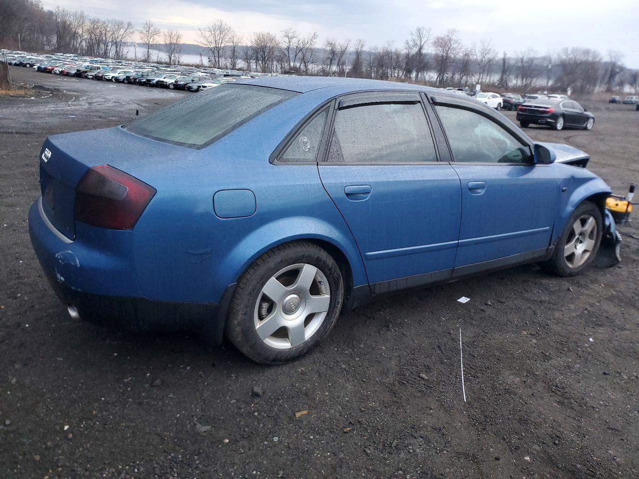 2002 Audi A4 1.8t Quattro Blue vin: WAULC68E82A308471