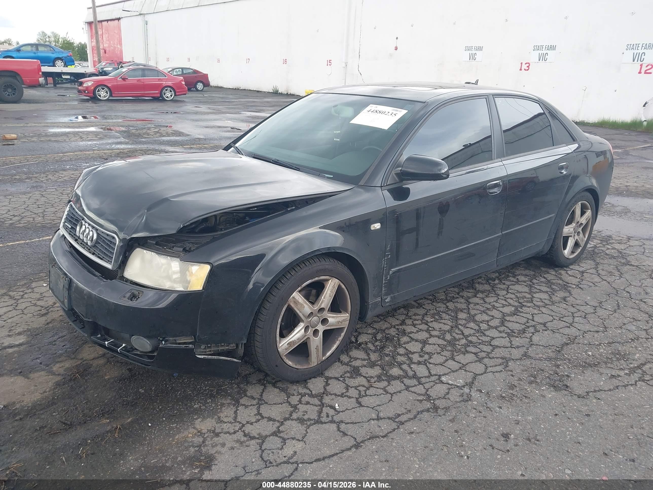 2005 Audi A4 1.8t Black vin: WAULC68E85A060498