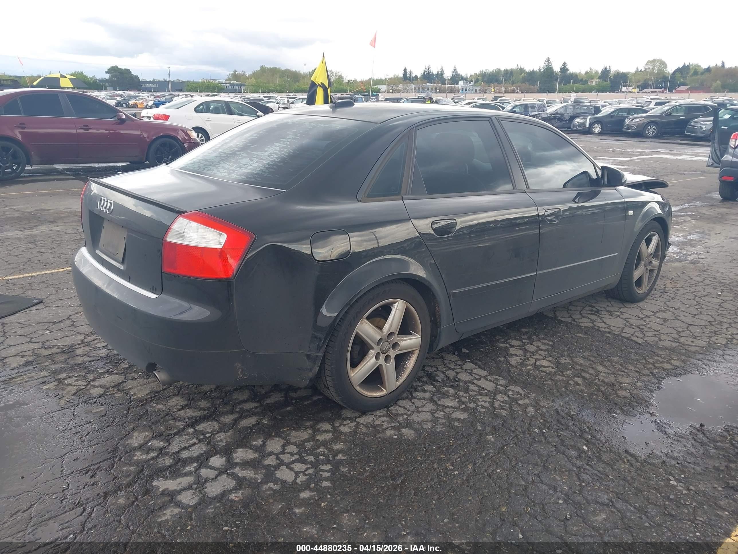 2005 Audi A4 1.8t Black vin: WAULC68E85A060498