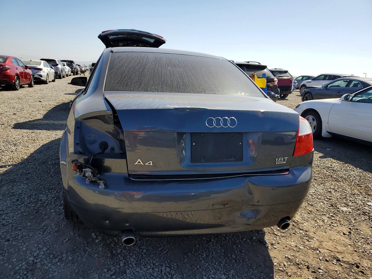 2002 Audi A4 1.8t Quattro Gray vin: WAULC68E92A034570