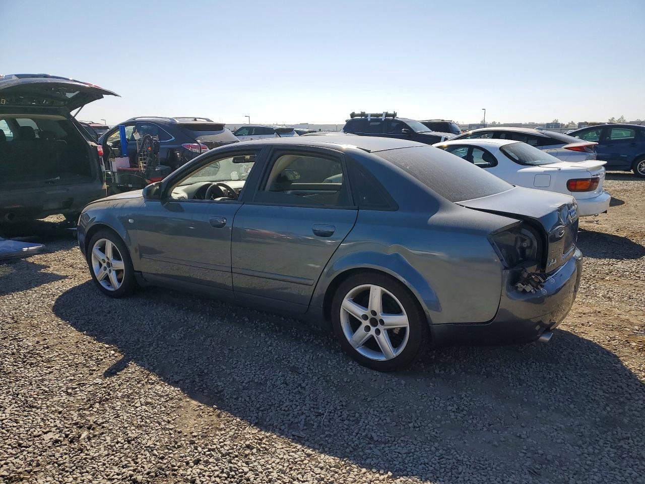 2002 Audi A4 1.8t Quattro Gray vin: WAULC68E92A034570