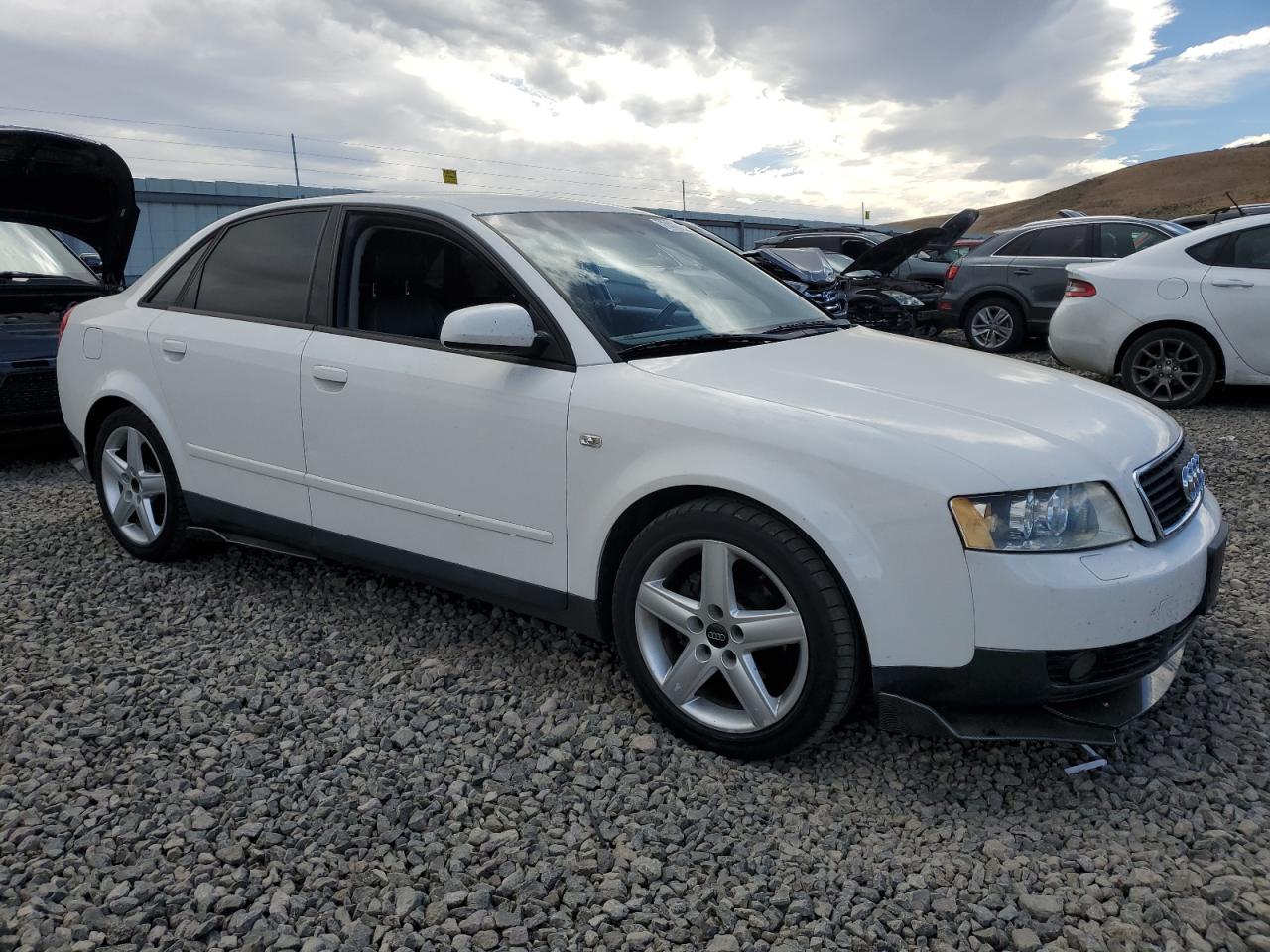 2002 Audi A4 1.8t Quattro White vin: WAULC68E92A286626