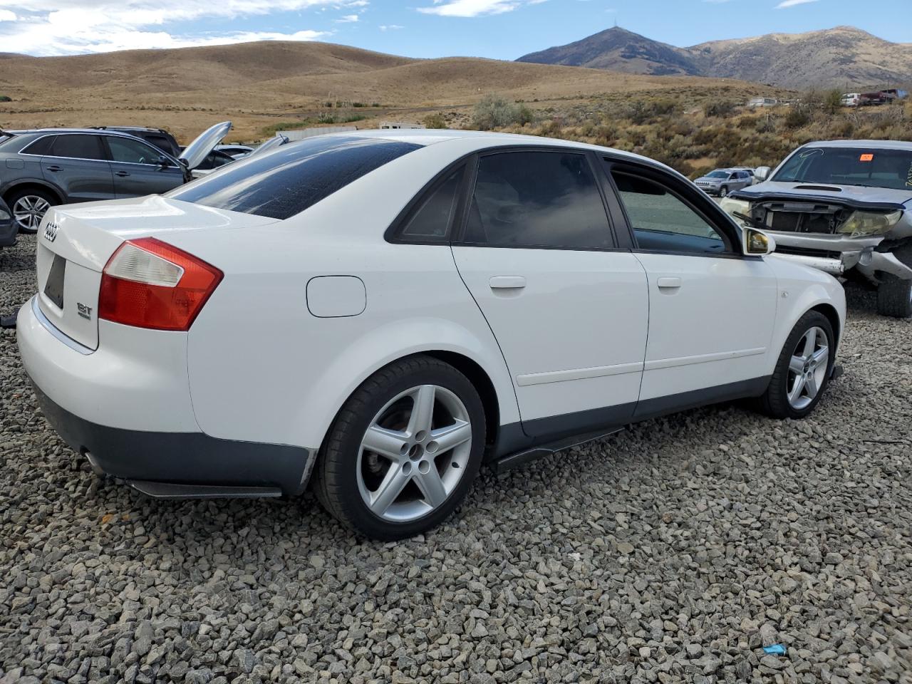 2002 Audi A4 1.8t Quattro White vin: WAULC68E92A286626