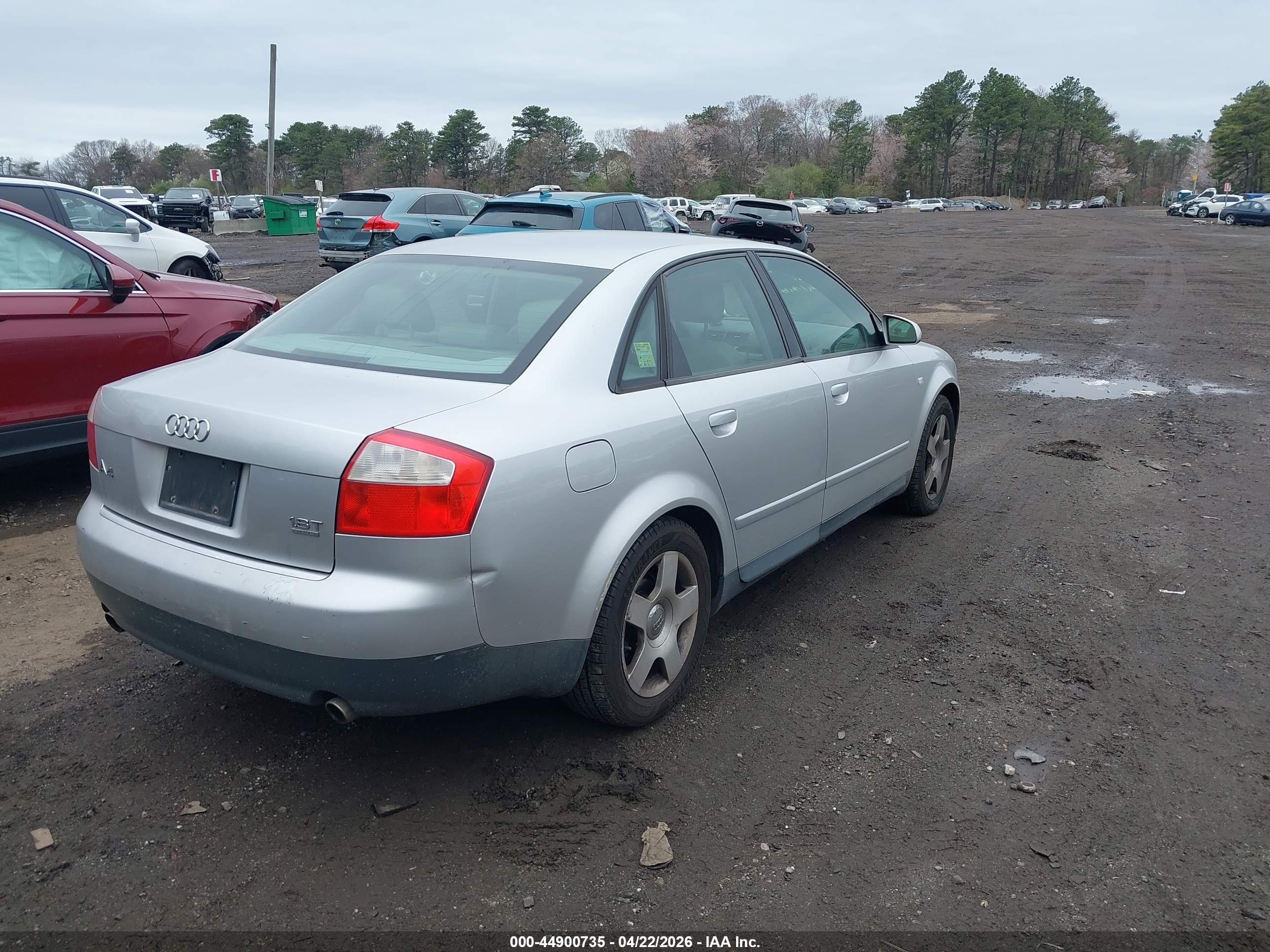 2002 Audi A4 1.8t Silver vin: WAULC68E92A306504