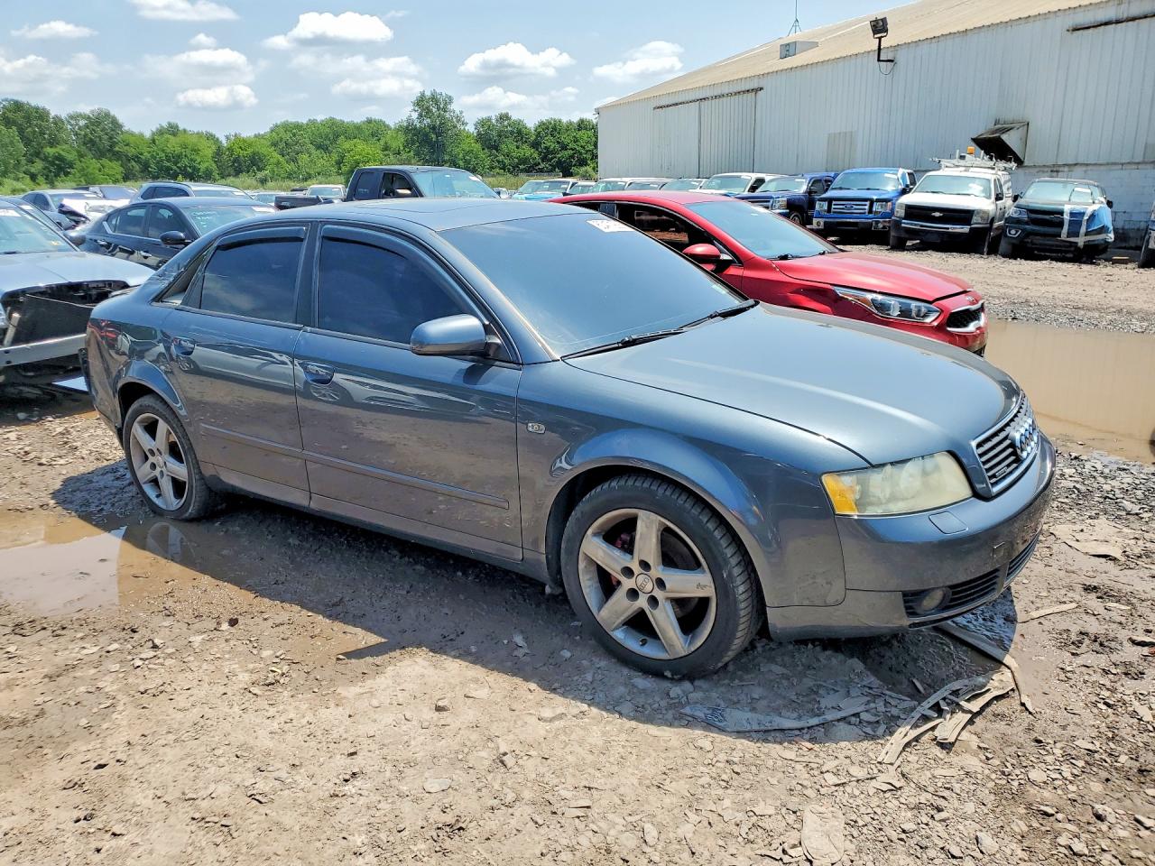 2005 Audi A4 1.8t Quattro Gray vin: WAULC68E95A026537
