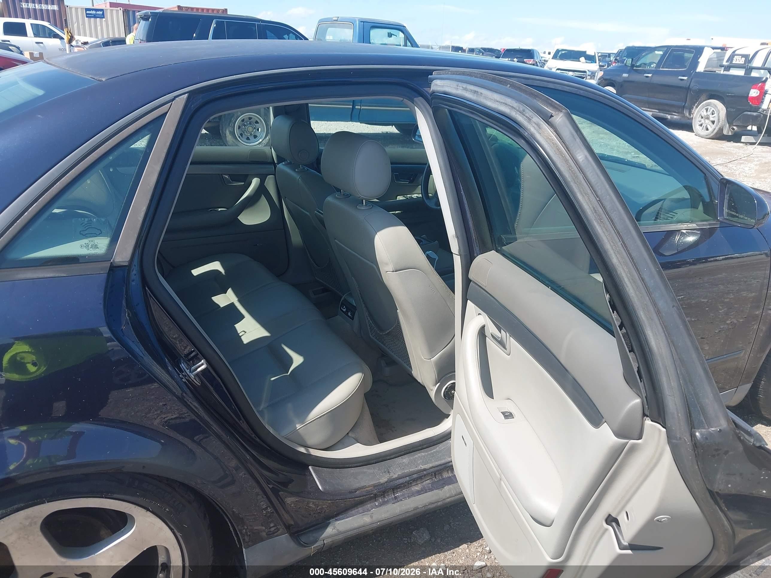 2002 Audi A4 1.8t Blue vin: WAULC68EX2A187734