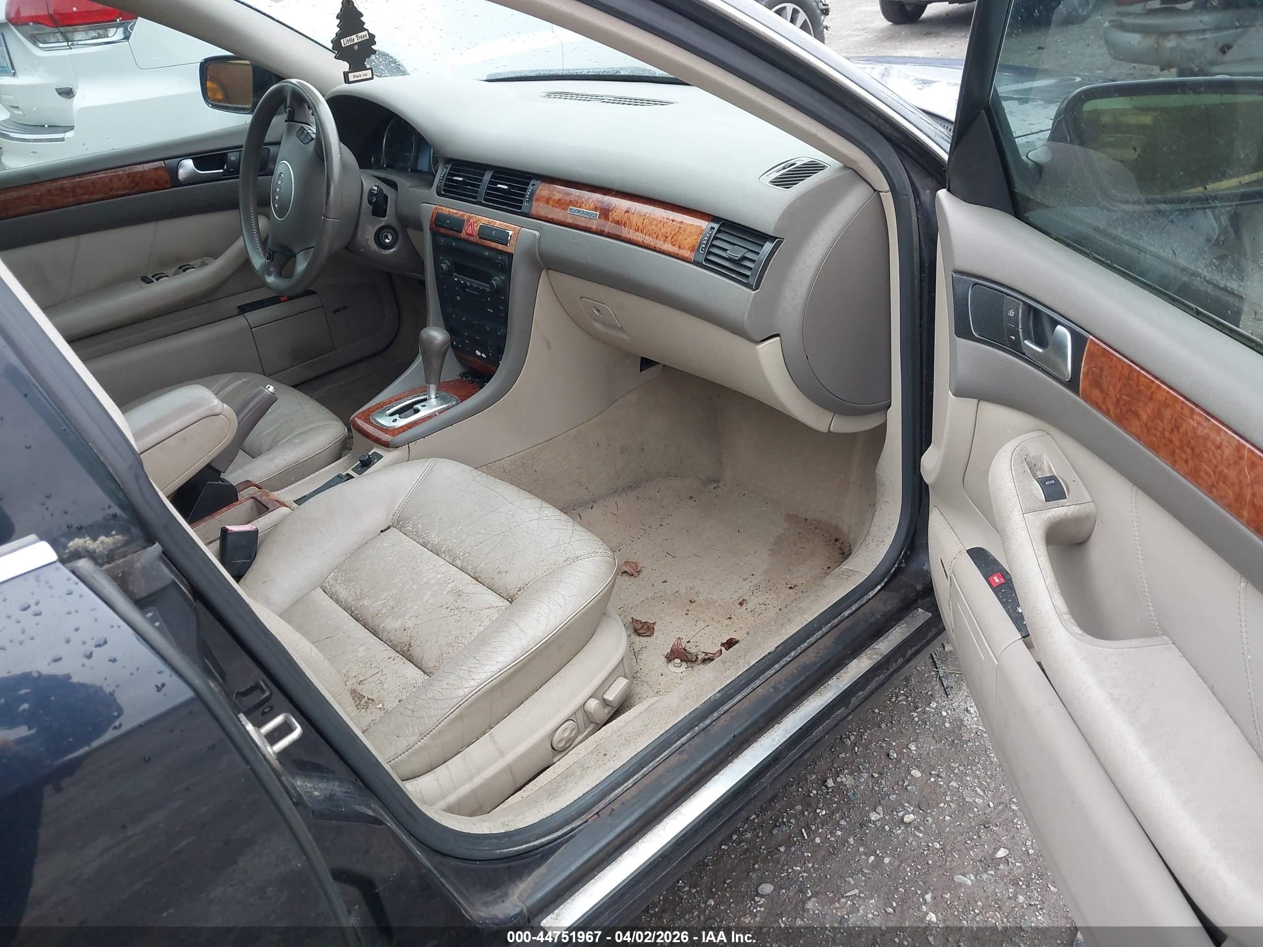 2002 Audi A6 2.7t Blue vin: WAULD64B02N099602