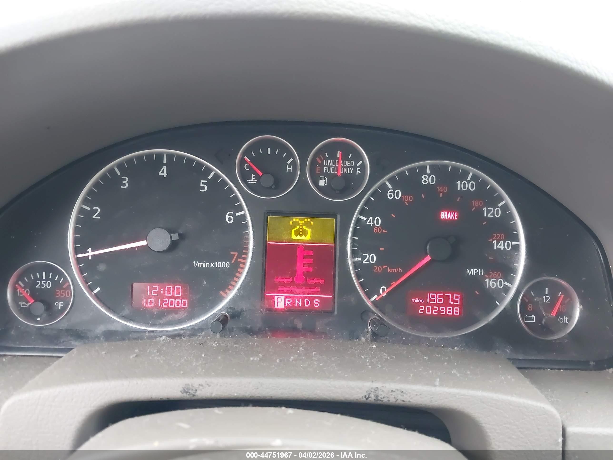 2002 Audi A6 2.7t Blue vin: WAULD64B02N099602