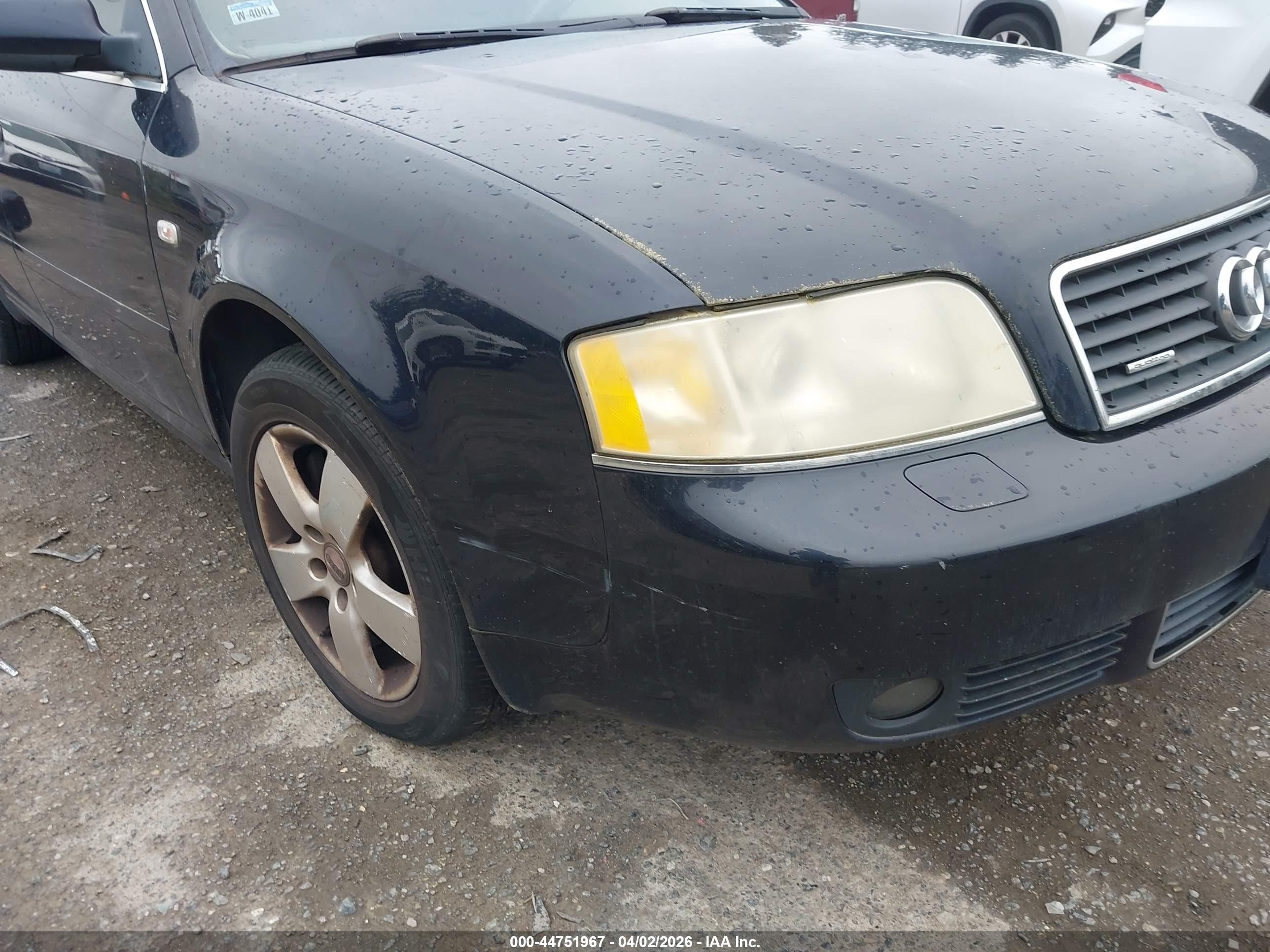 2002 Audi A6 2.7t Blue vin: WAULD64B02N099602