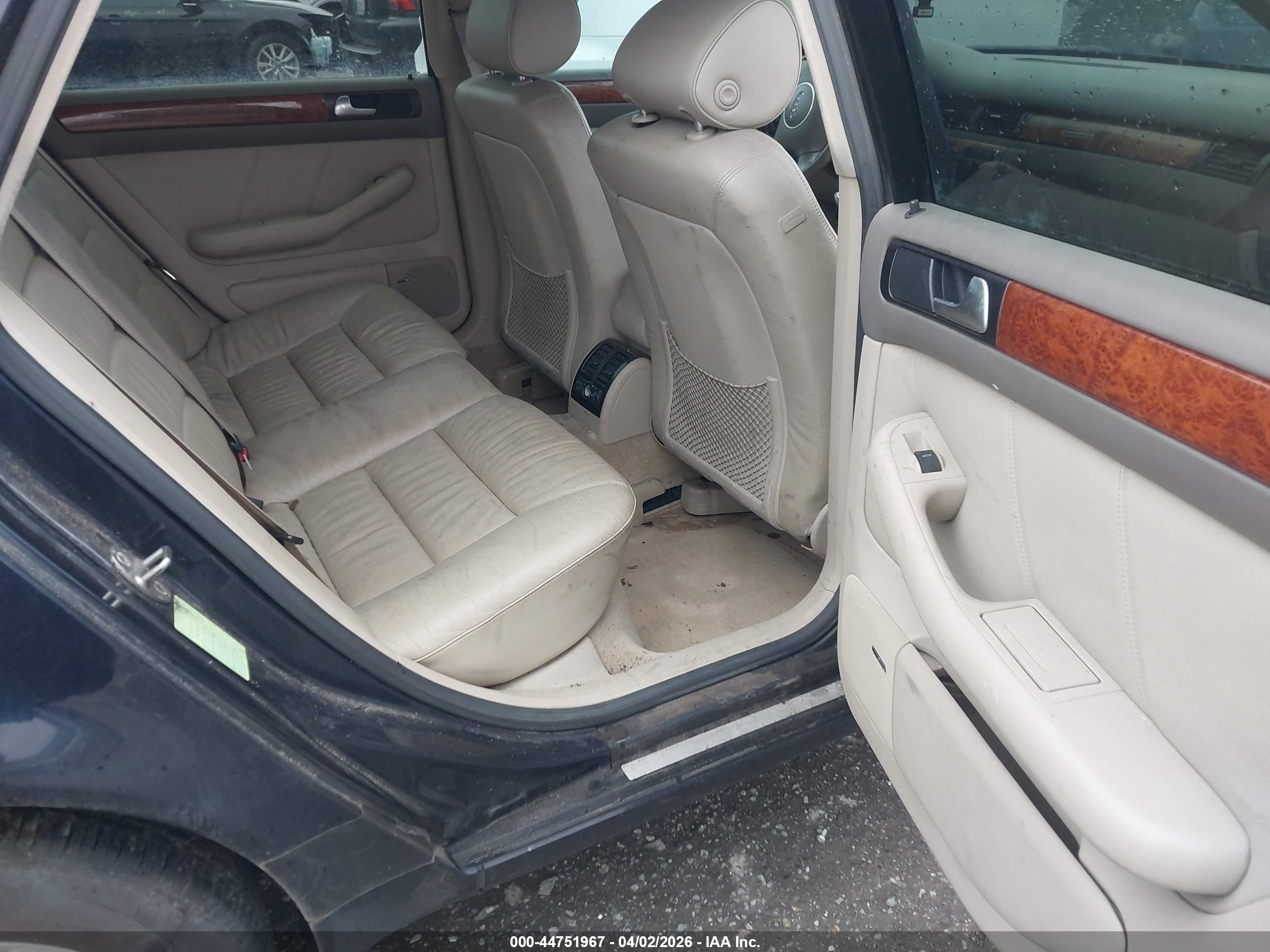 2002 Audi A6 2.7t Blue vin: WAULD64B02N099602