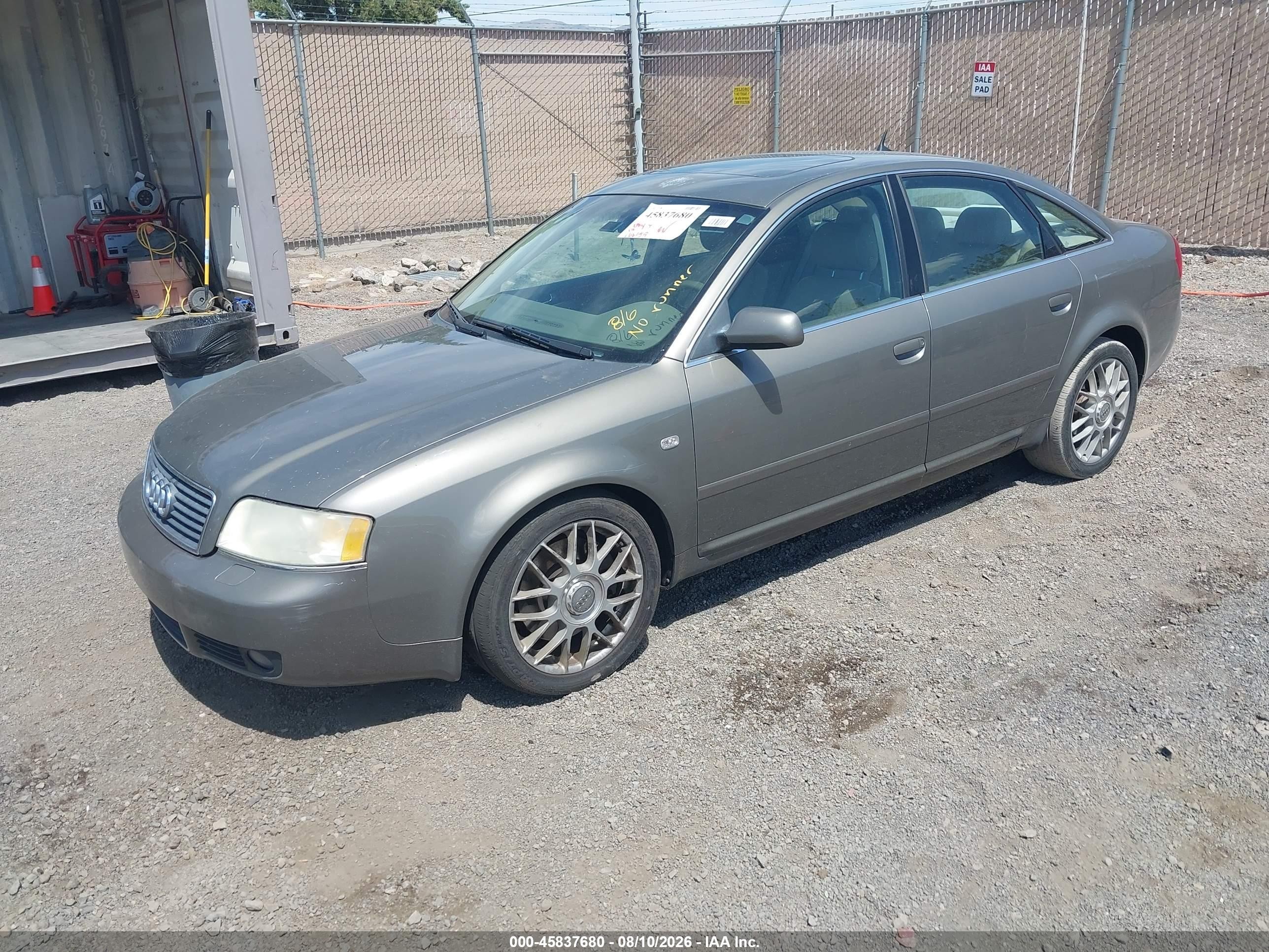 2003 Audi A6 2.7t Brown vin: WAULD64B03N043256