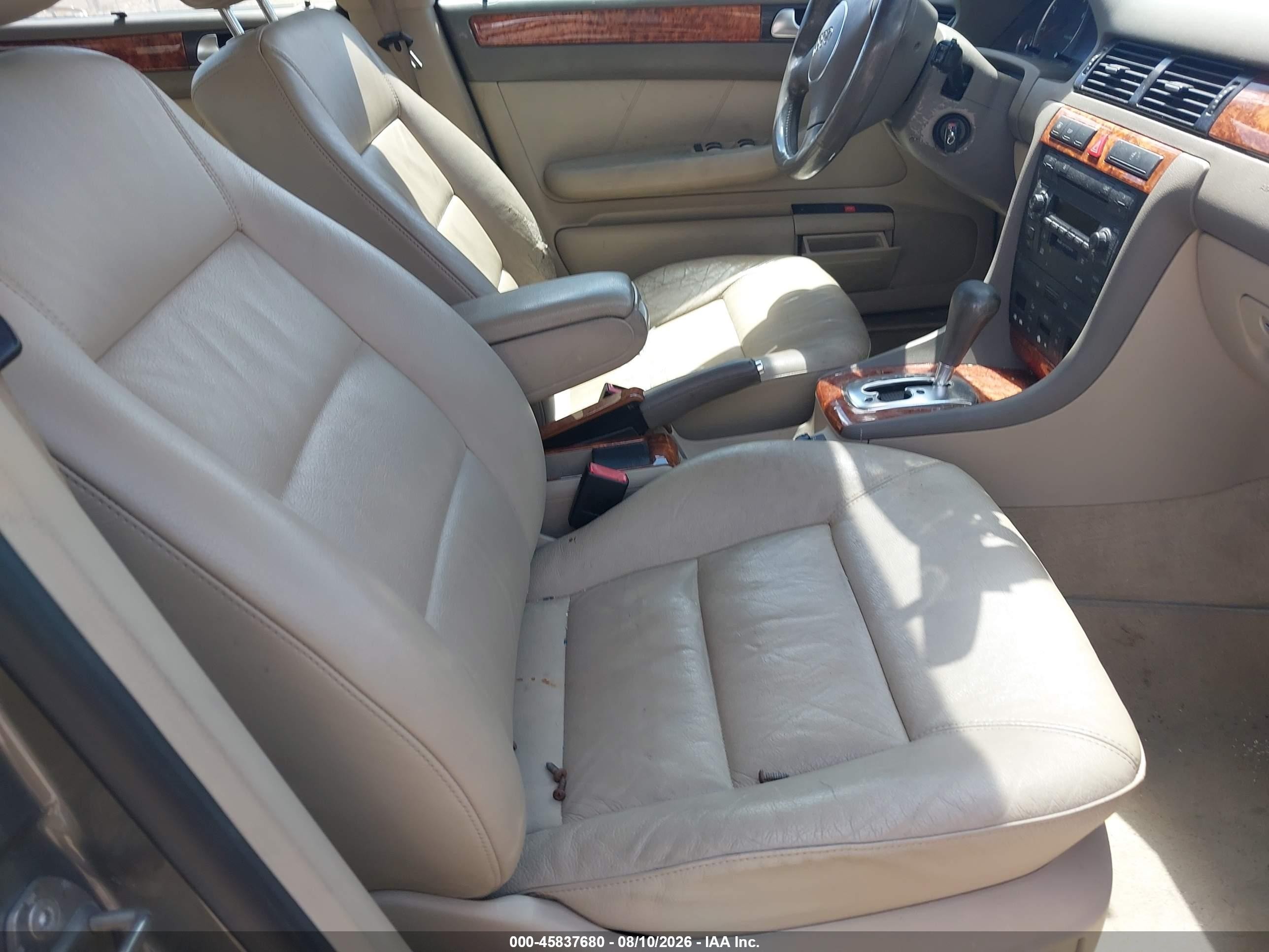 2003 Audi A6 2.7t Brown vin: WAULD64B03N043256