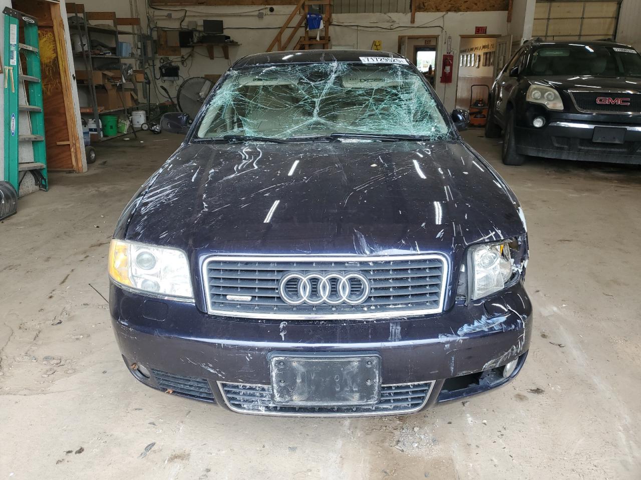 2002 Audi A6 2.7t Quattro Blue vin: WAULD64B62N017128