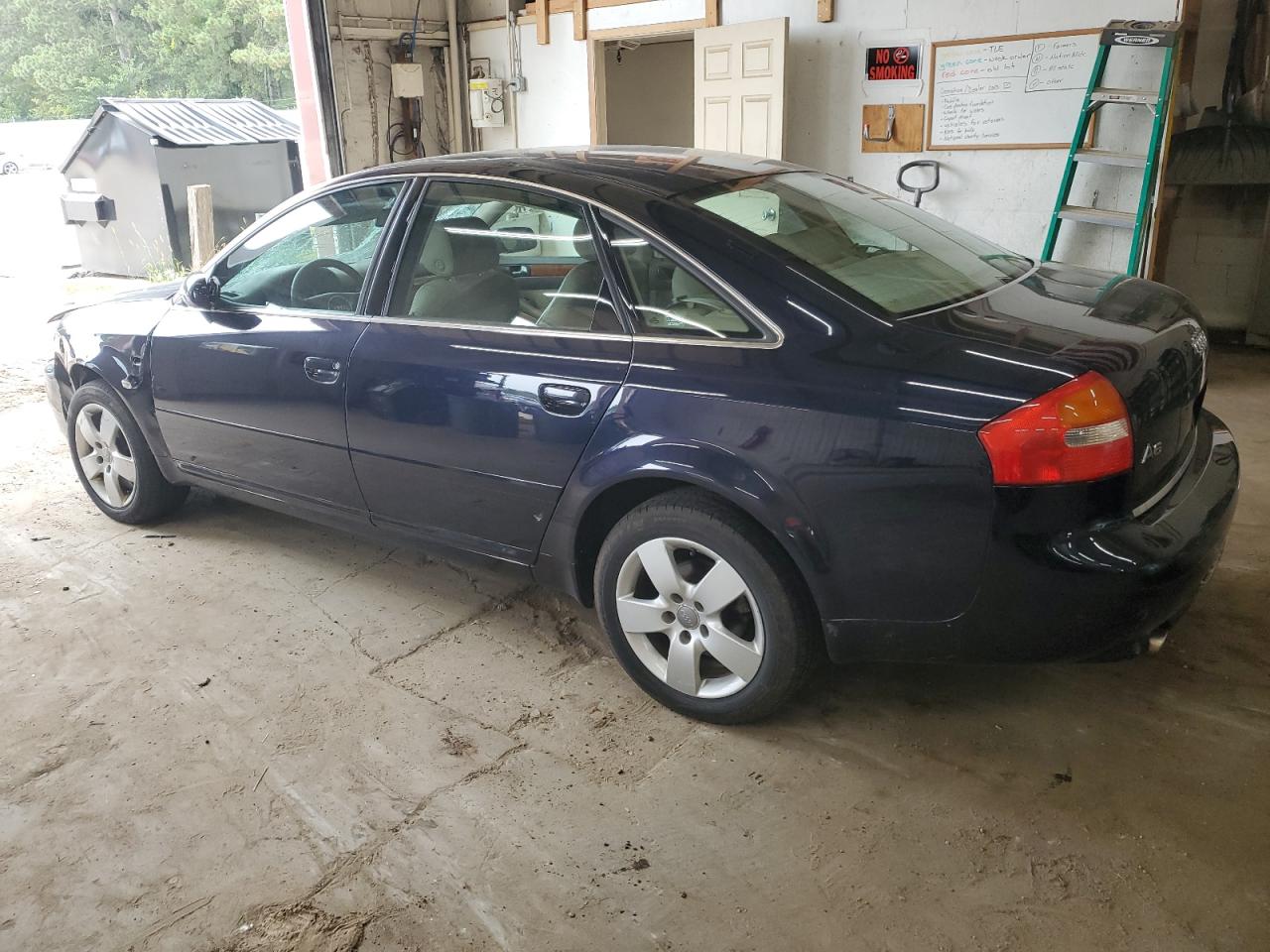 2002 Audi A6 2.7t Quattro Blue vin: WAULD64B62N017128