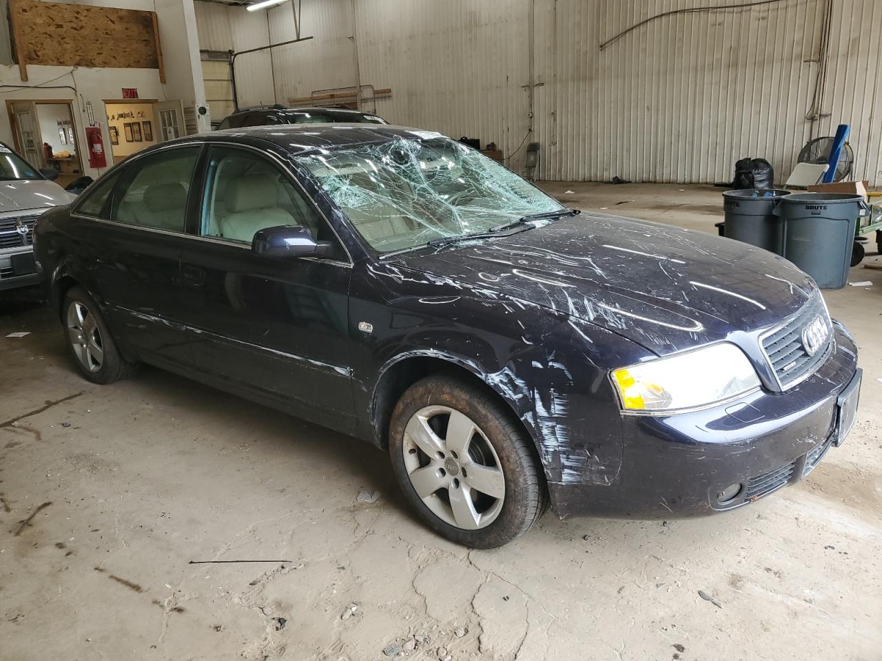 2002 Audi A6 2.7t Quattro Blue vin: WAULD64B62N017128