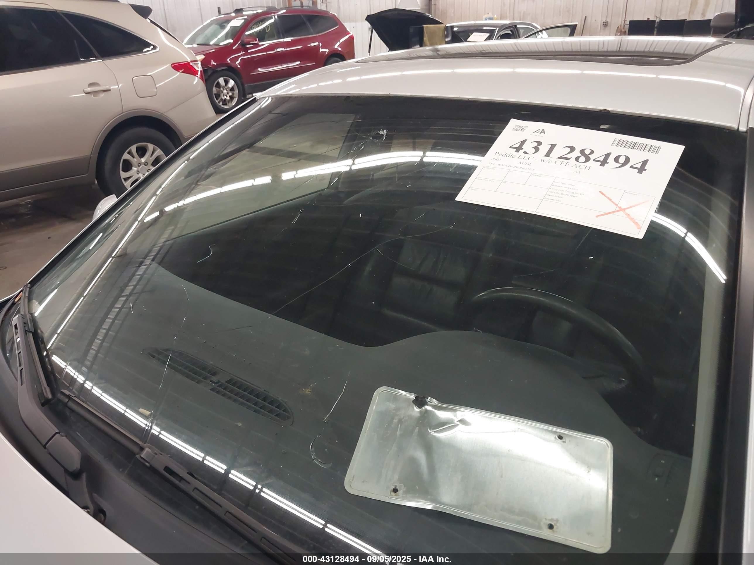 2002 Audi A6 2.7t Silver vin: WAULD64B82N023478