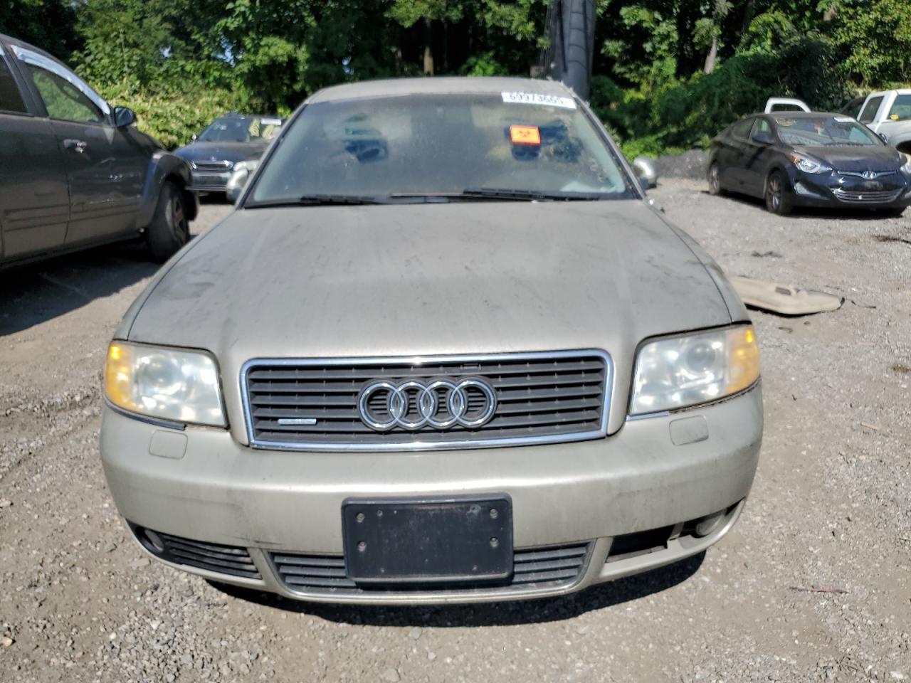 2002 Audi A6 2.7t Quattro Gold vin: WAULD64B92N137540