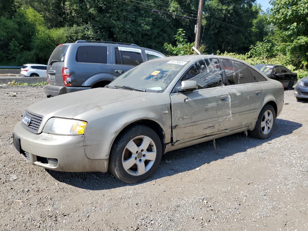 2002 Audi A6 2.7t Quattro Gold vin: WAULD64B92N137540