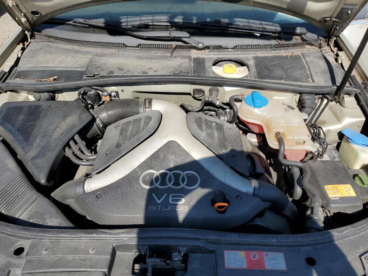 2002 Audi A6 2.7t Quattro Gold vin: WAULD64B92N137540