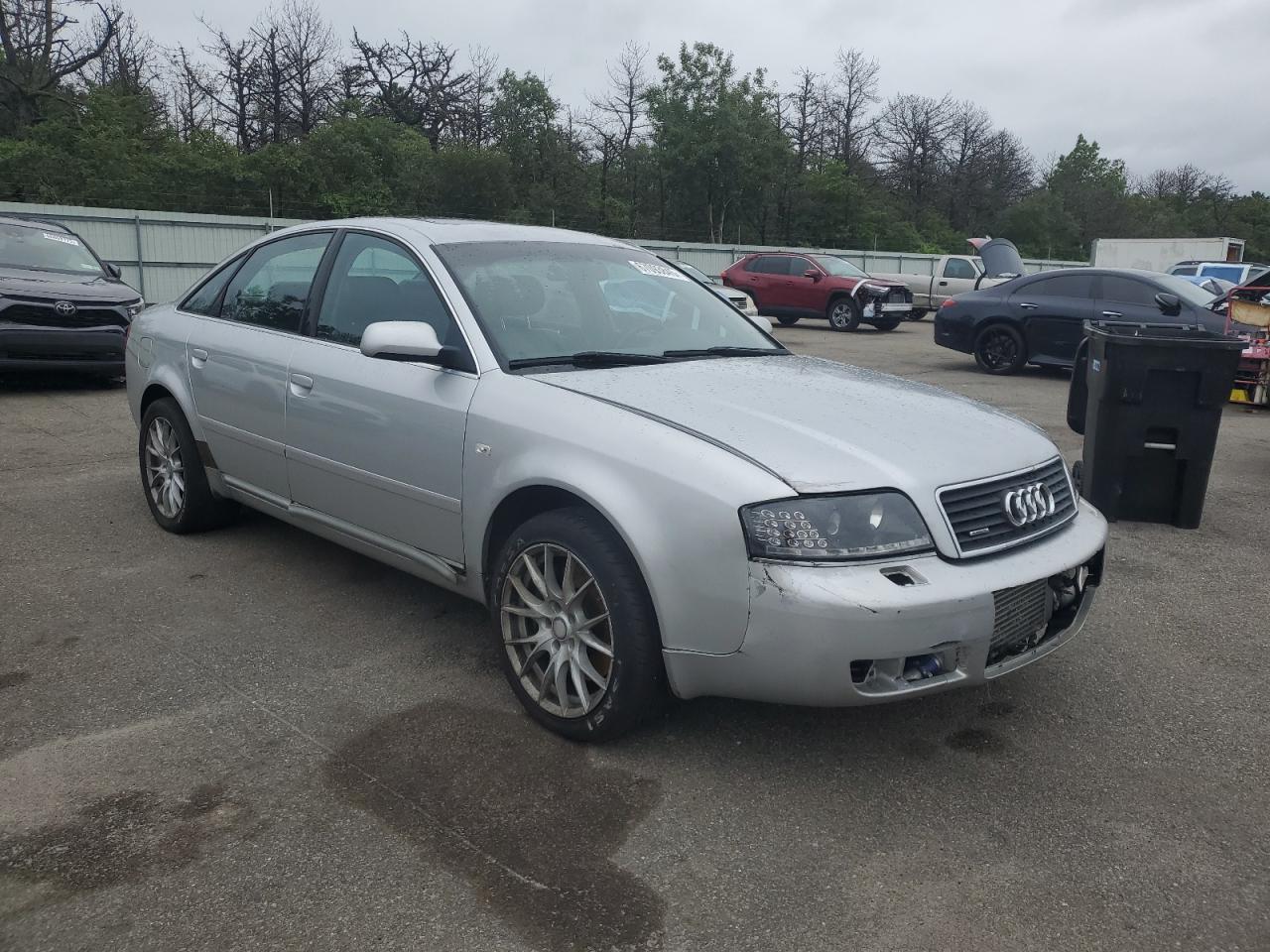 2002 Audi A6 2.7t Quattro   Silver vin: WAULD64BX2N031694