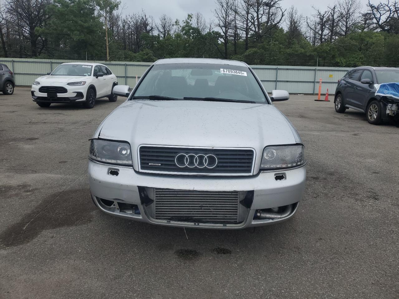 2002 Audi A6 2.7t Quattro   Silver vin: WAULD64BX2N031694