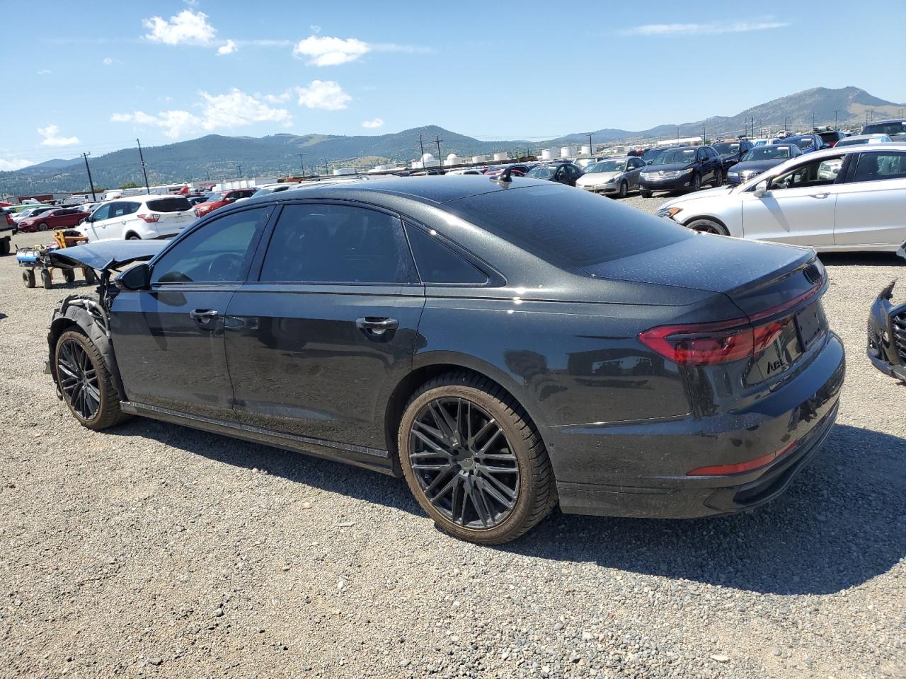 2023 Audi A8 L Black vin: WAULDAF84PN001599