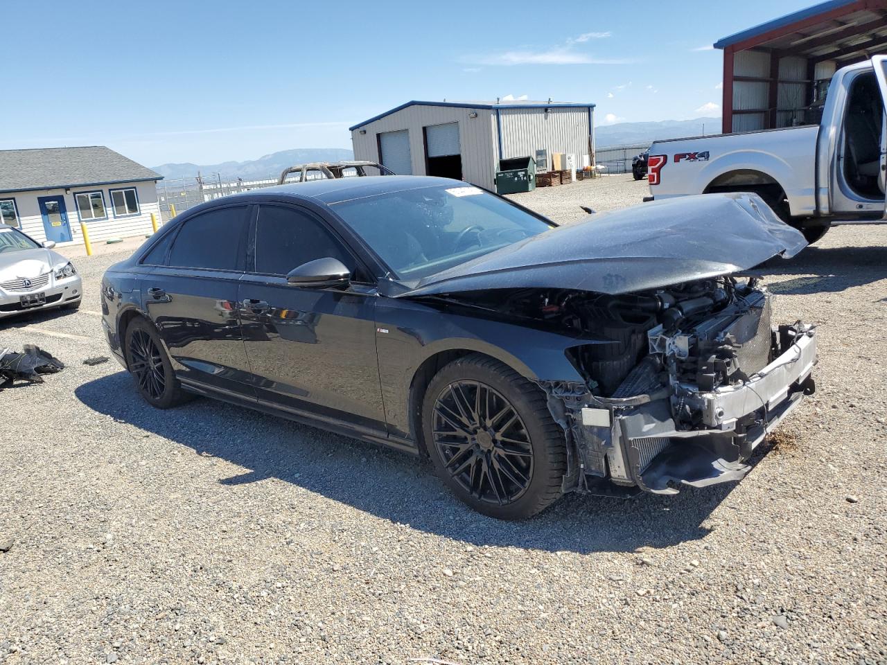 2023 Audi A8 L Black vin: WAULDAF84PN001599